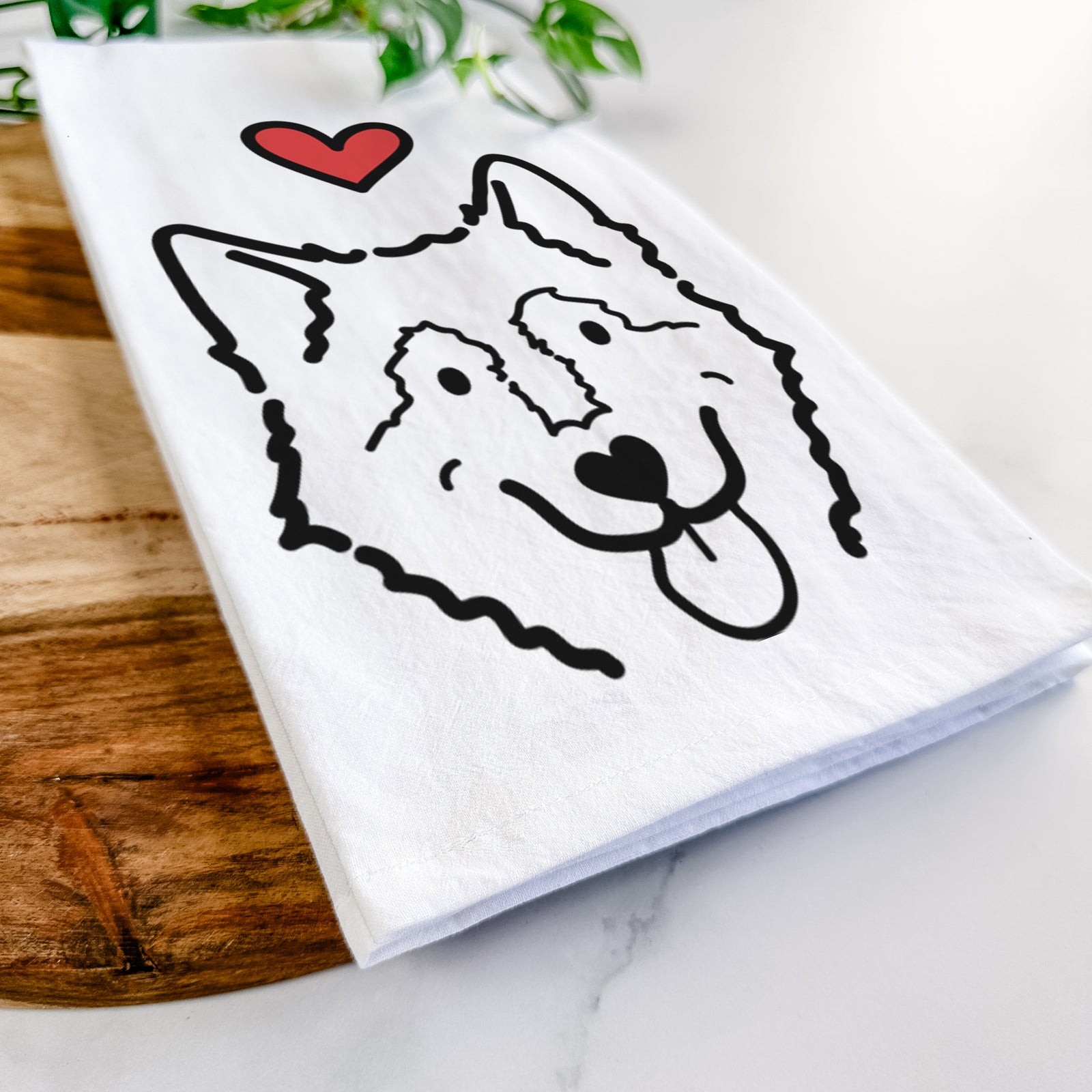 Love Always Alaskan Malamute - Max - Tea Towel