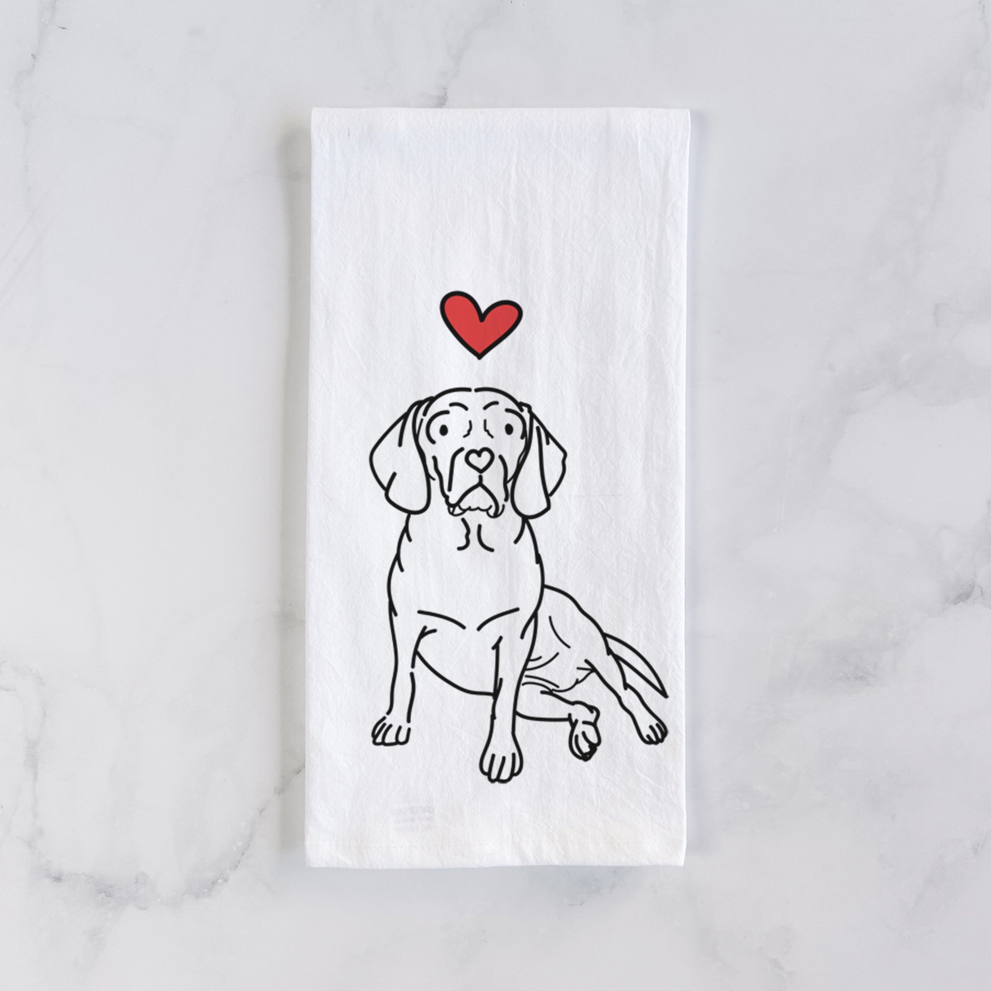 Love Always Puggle - Mayble - Tea Towel