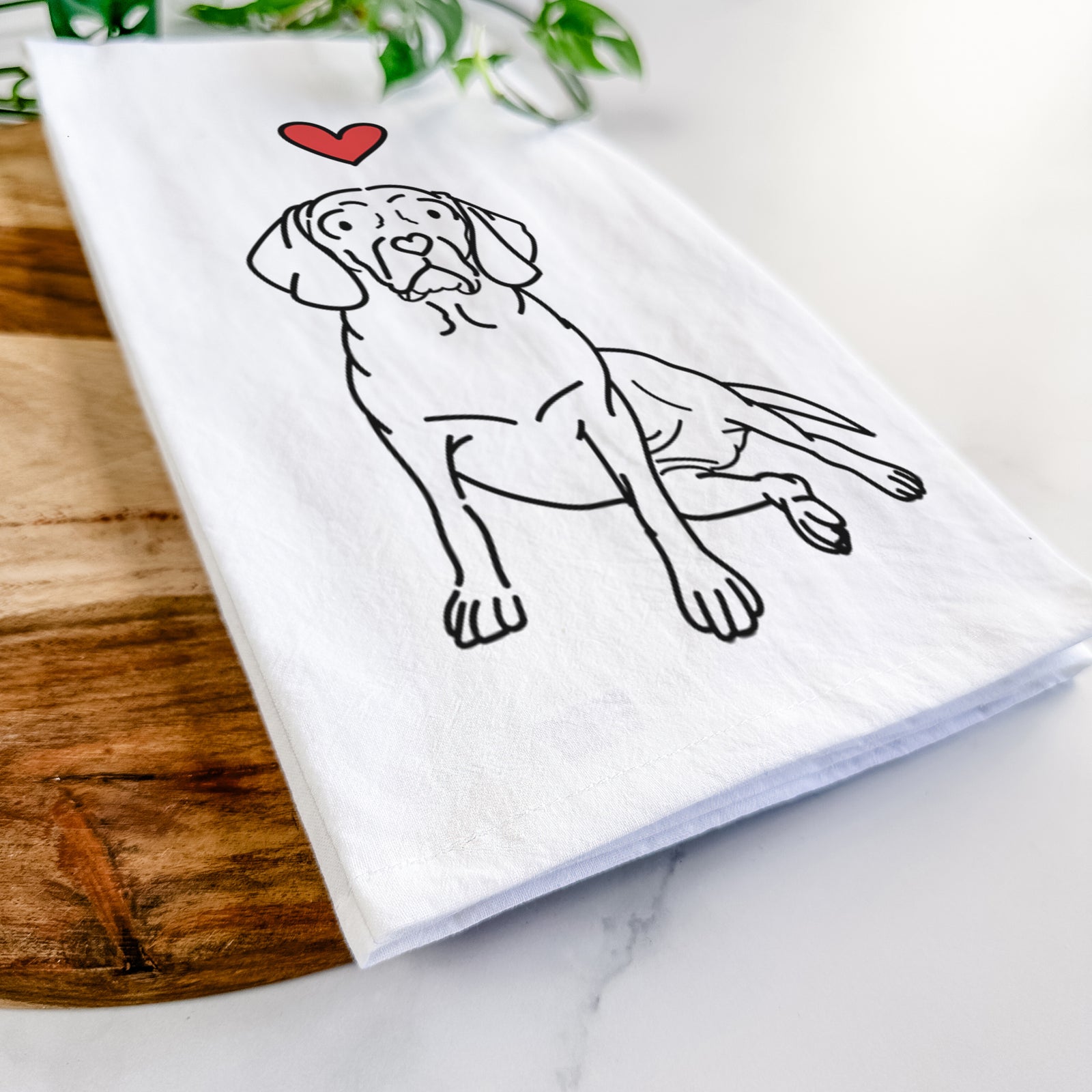 Love Always Puggle - Mayble - Tea Towel