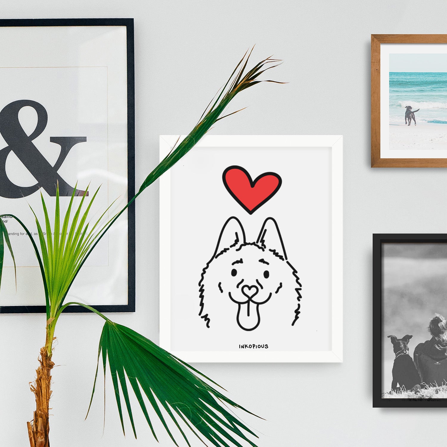 Love Always Schipperke - Meeko Art Print