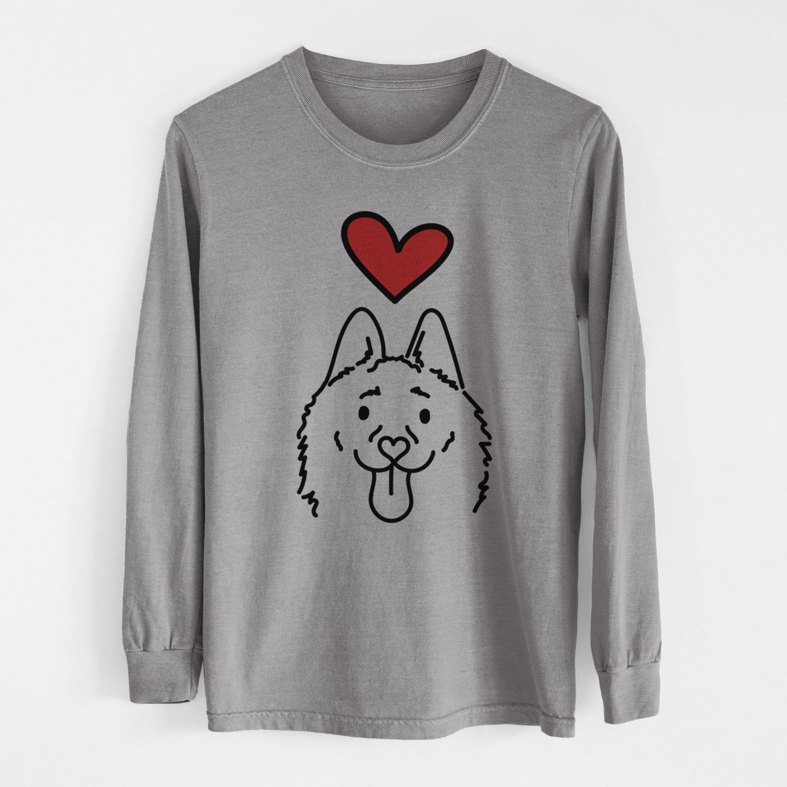 Love Always Schipperke - Meeko - Heavyweight 100% Cotton Long Sleeve