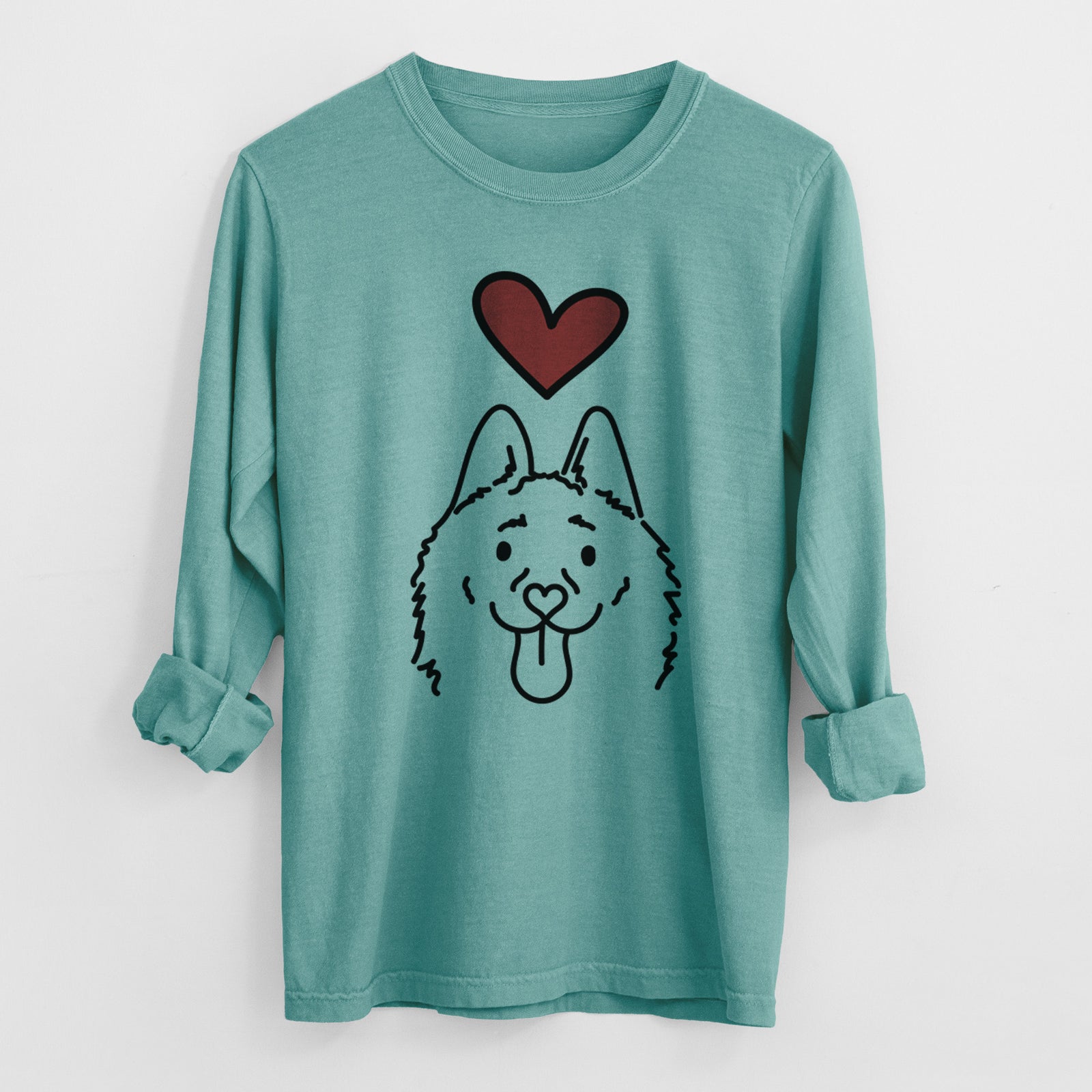 Love Always Schipperke - Meeko - Heavyweight 100% Cotton Long Sleeve