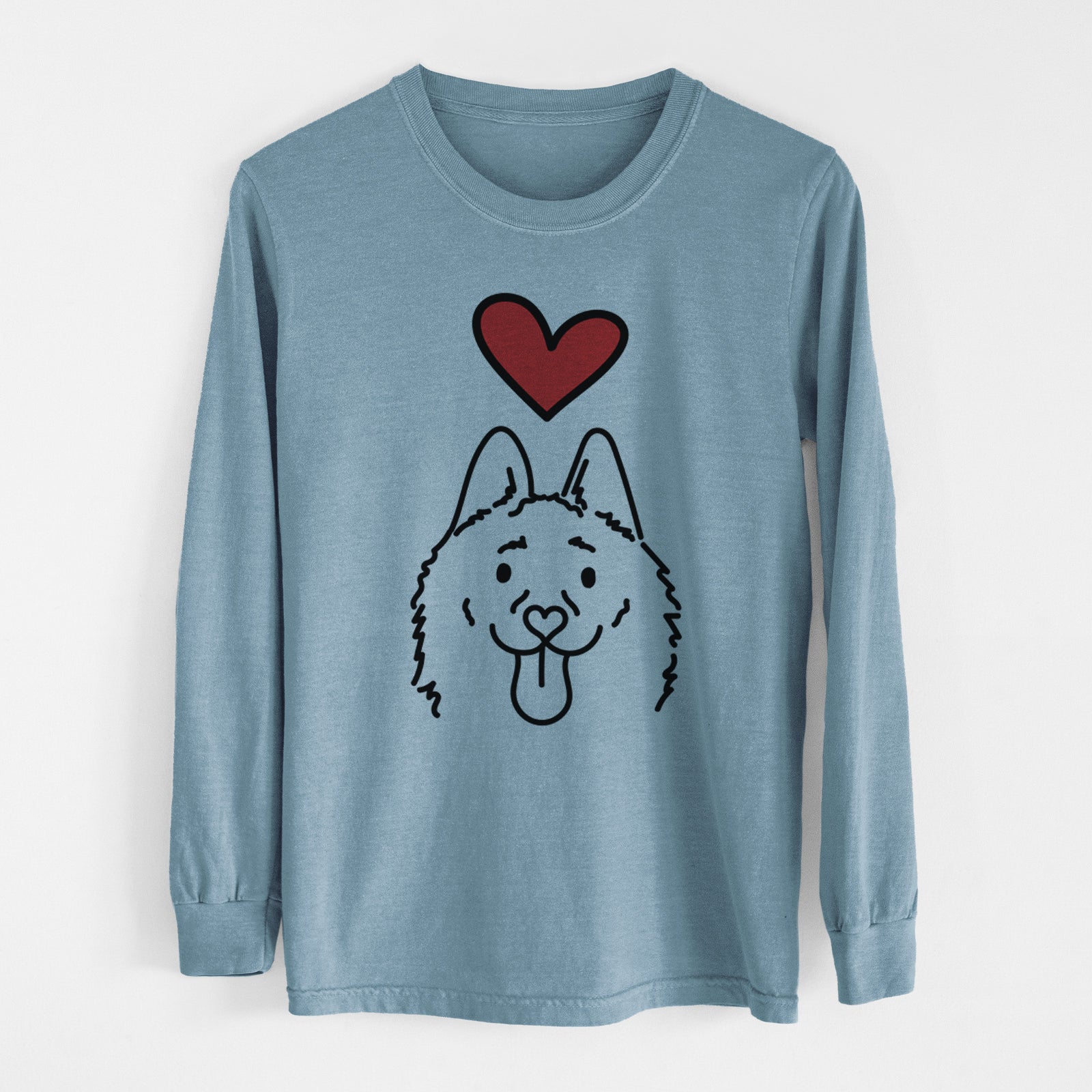 Love Always Schipperke - Meeko - Heavyweight 100% Cotton Long Sleeve