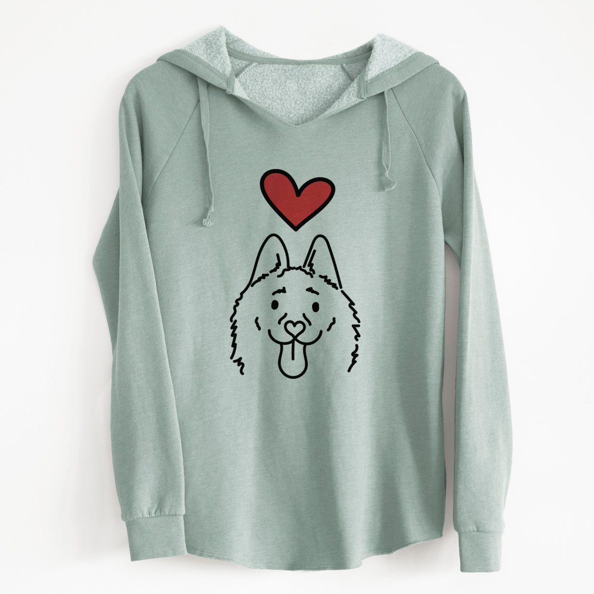 Love Always Schipperke - Meeko - Cali Wave Hooded Sweatshirt