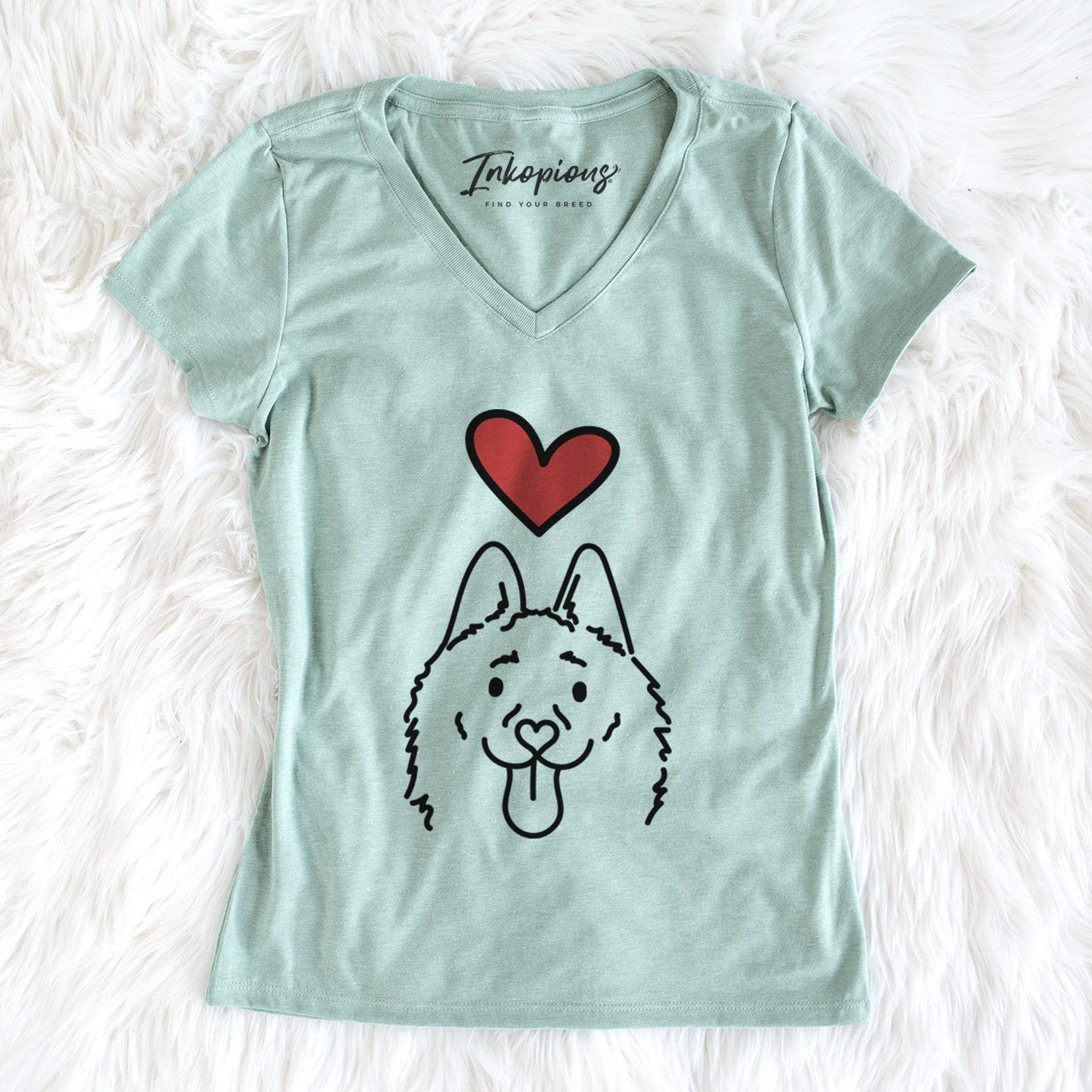 Love Always Schipperke - Meeko - Women's Perfect V-neck Shirt