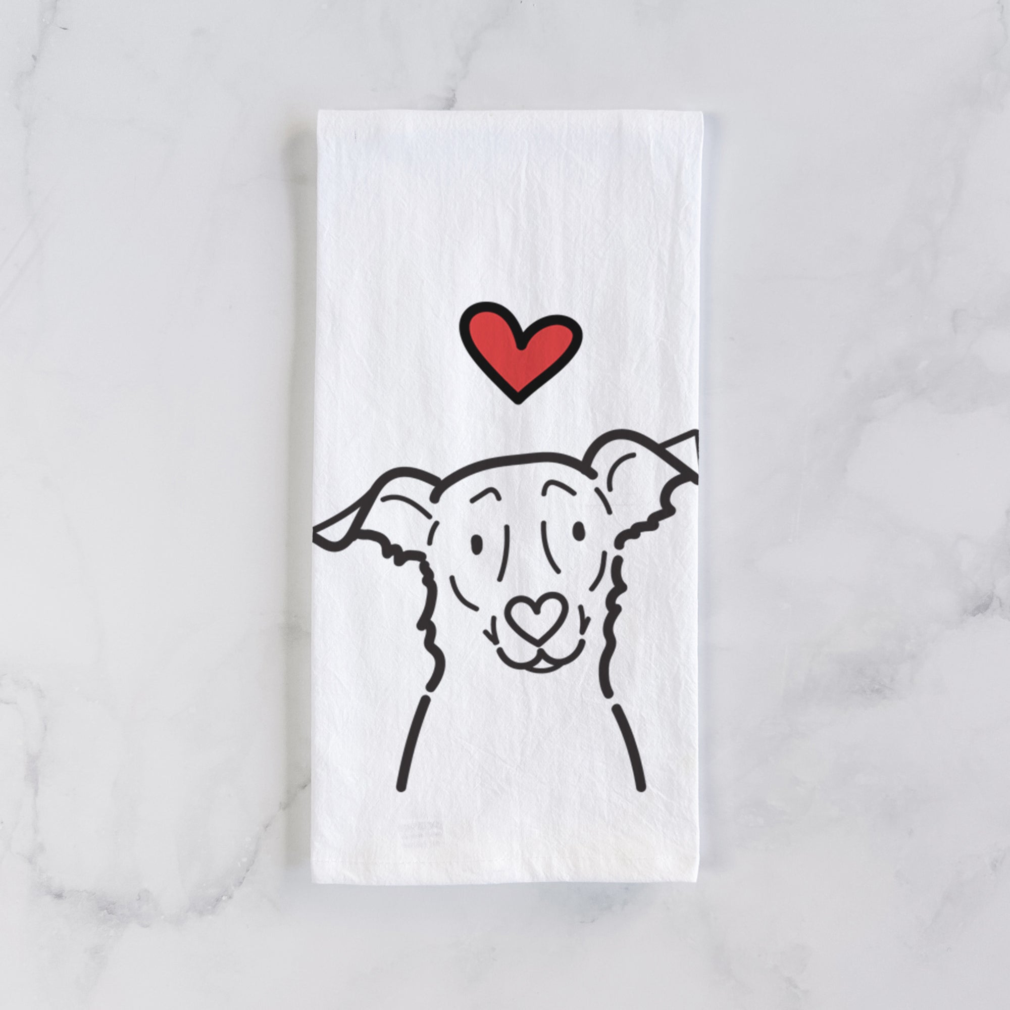 Love Always Border Collie Mix - Millie - Tea Towel