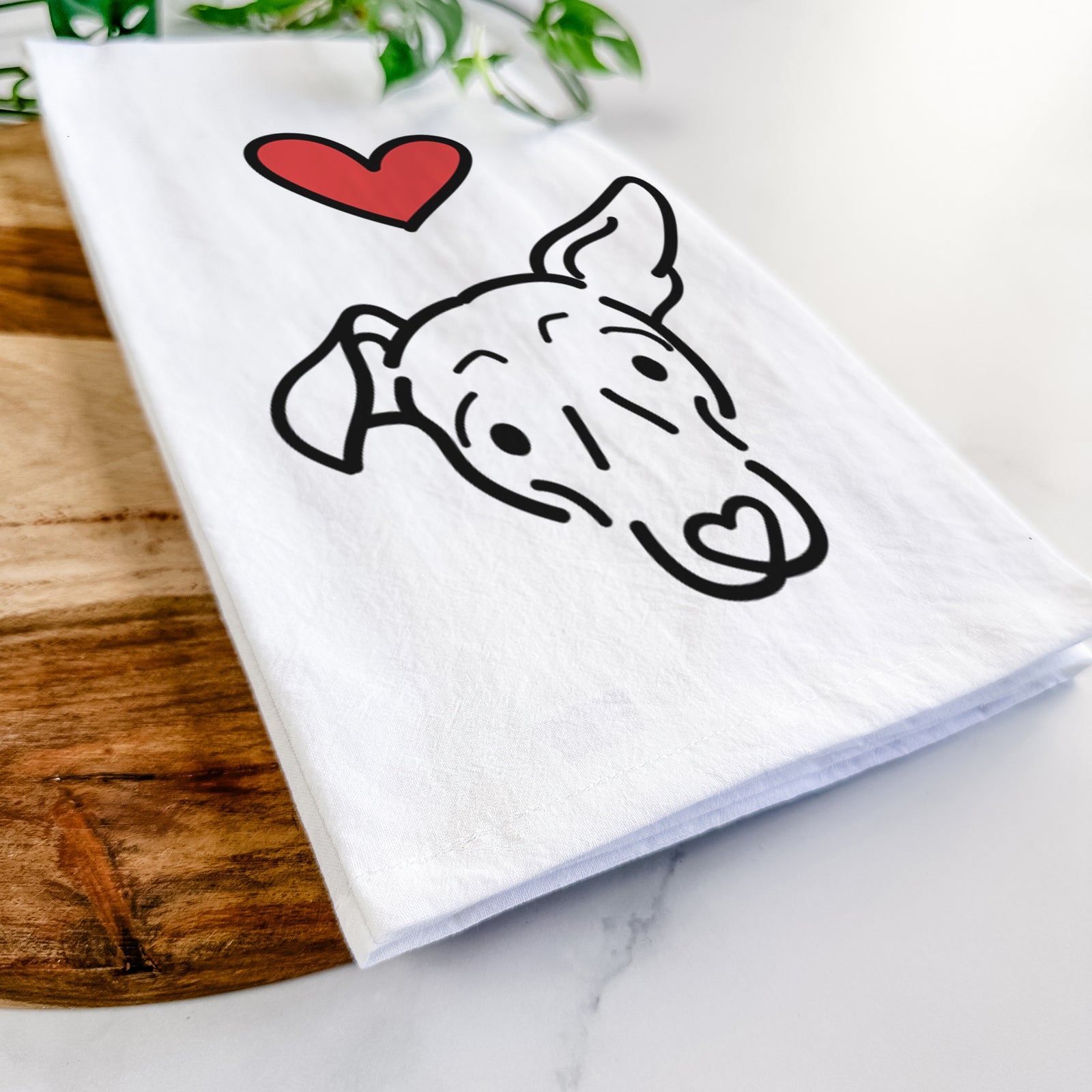 Love Always Mixed Breed - Millie - Tea Towel