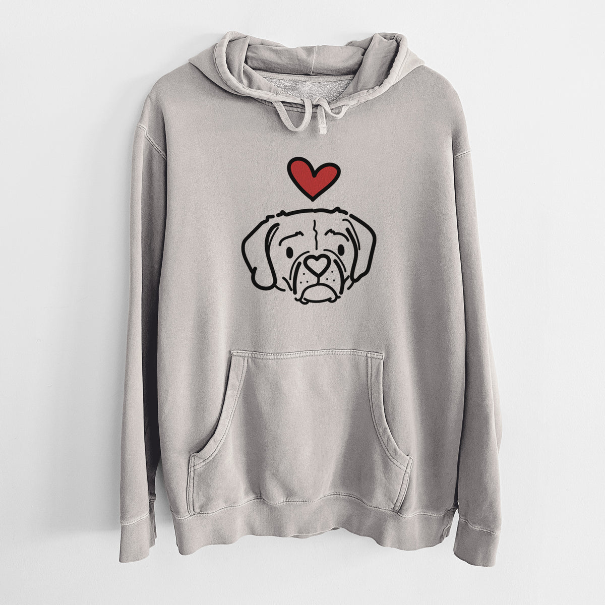 Love Always Puggle - Mitzi - Unisex Pigment Dyed Hoodie