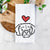 Love Always Puggle - Mitzi - Tea Towel