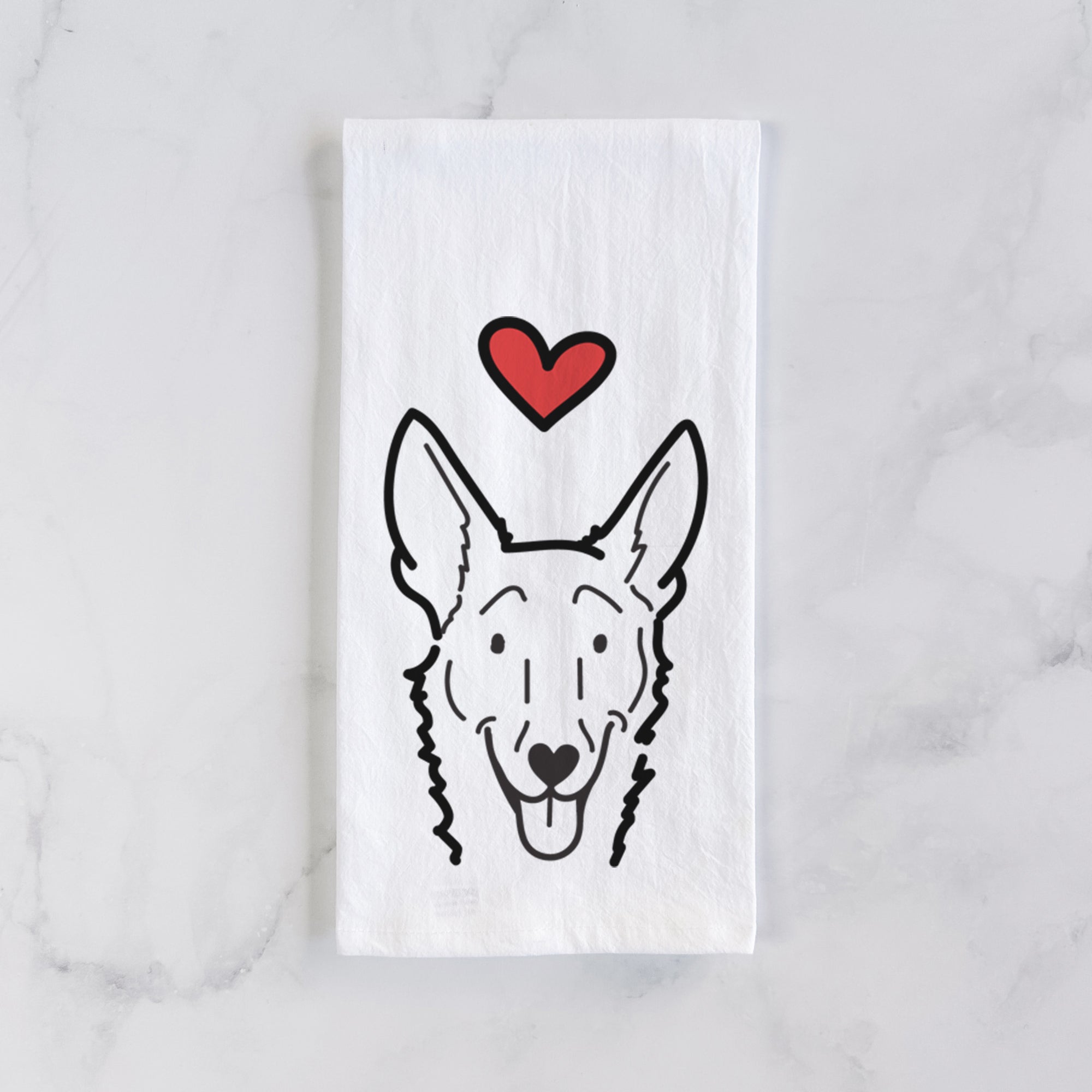 Love Always Carolina Dog - Mochi - Tea Towel