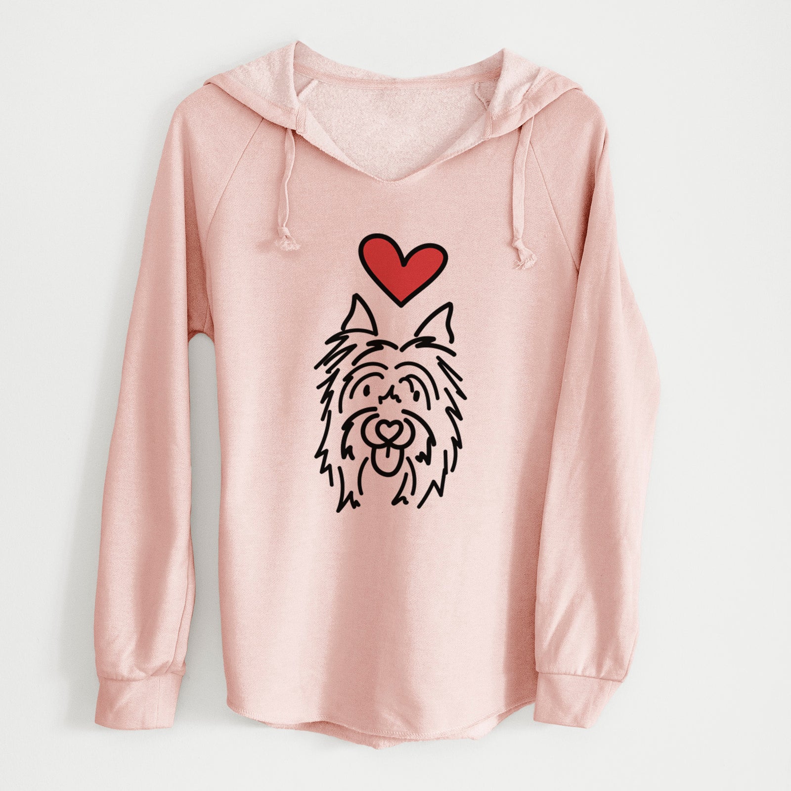 Love Always Silky Terrier - Monty - Cali Wave Hooded Sweatshirt