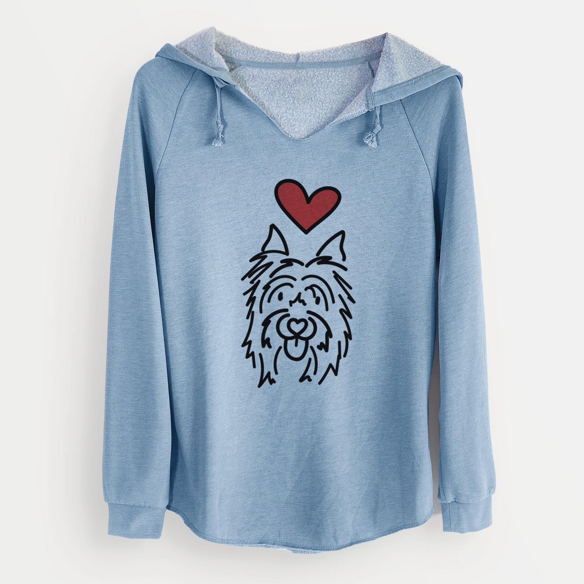 Love Always Silky Terrier - Monty - Cali Wave Hooded Sweatshirt