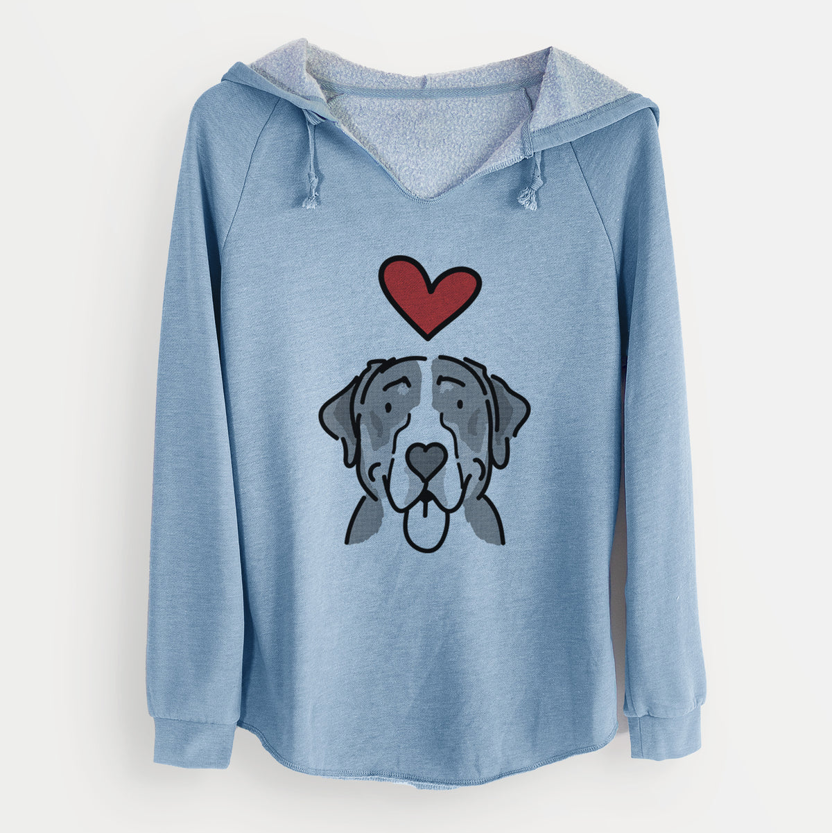 Love Always Greater Swiss Mountain Dog - Moose - Cali Wave Hooded Sweatshirt