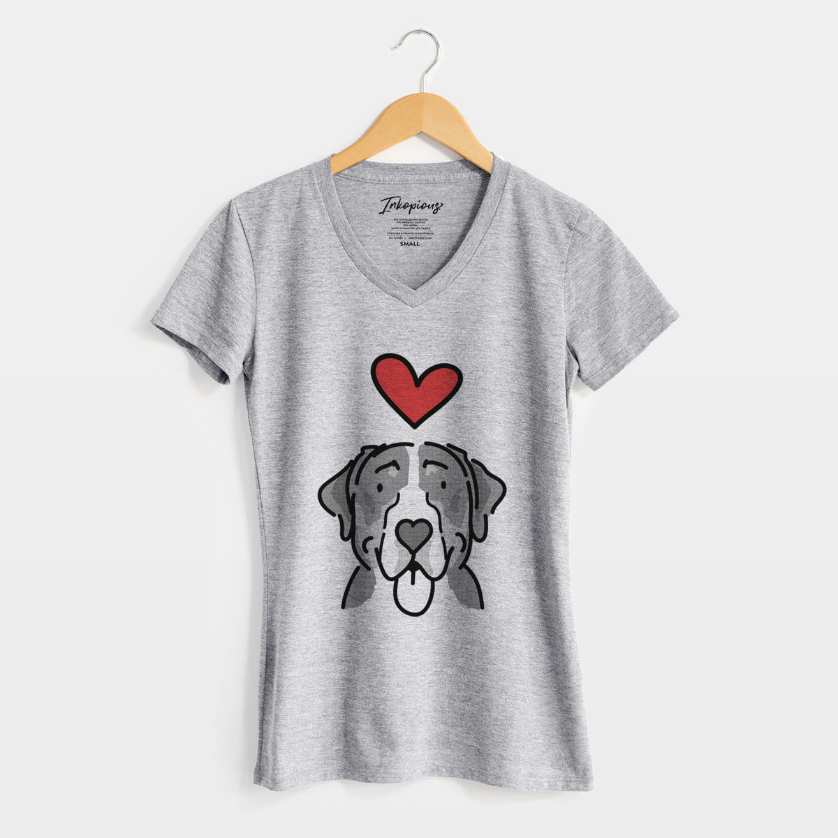 Love Always Greater Swiss Mountain Dog - Moose - Women's Perfect V-neck Shirt