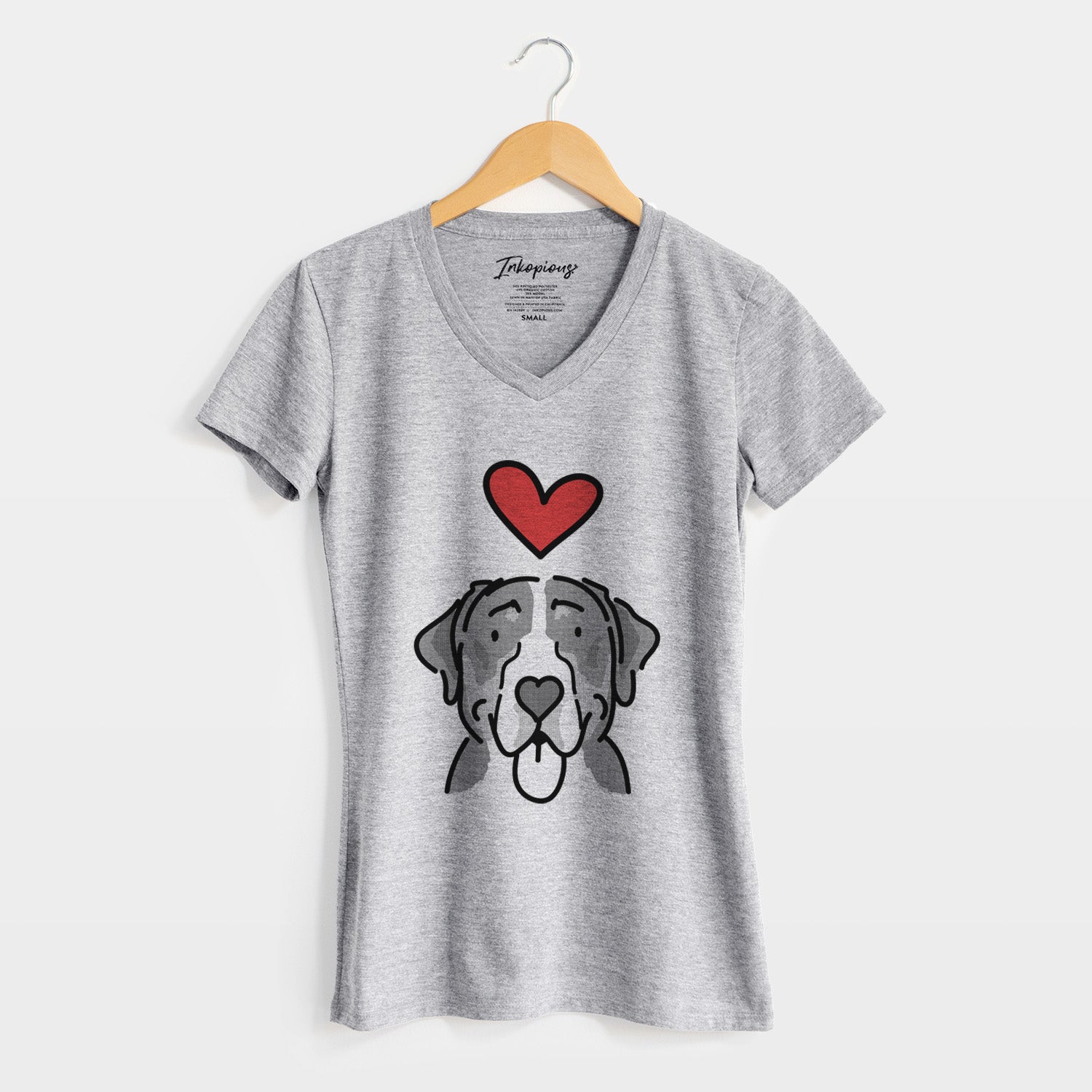 Love Always Greater Swiss Mountain Dog - Moose - Women's Perfect V-neck Shirt