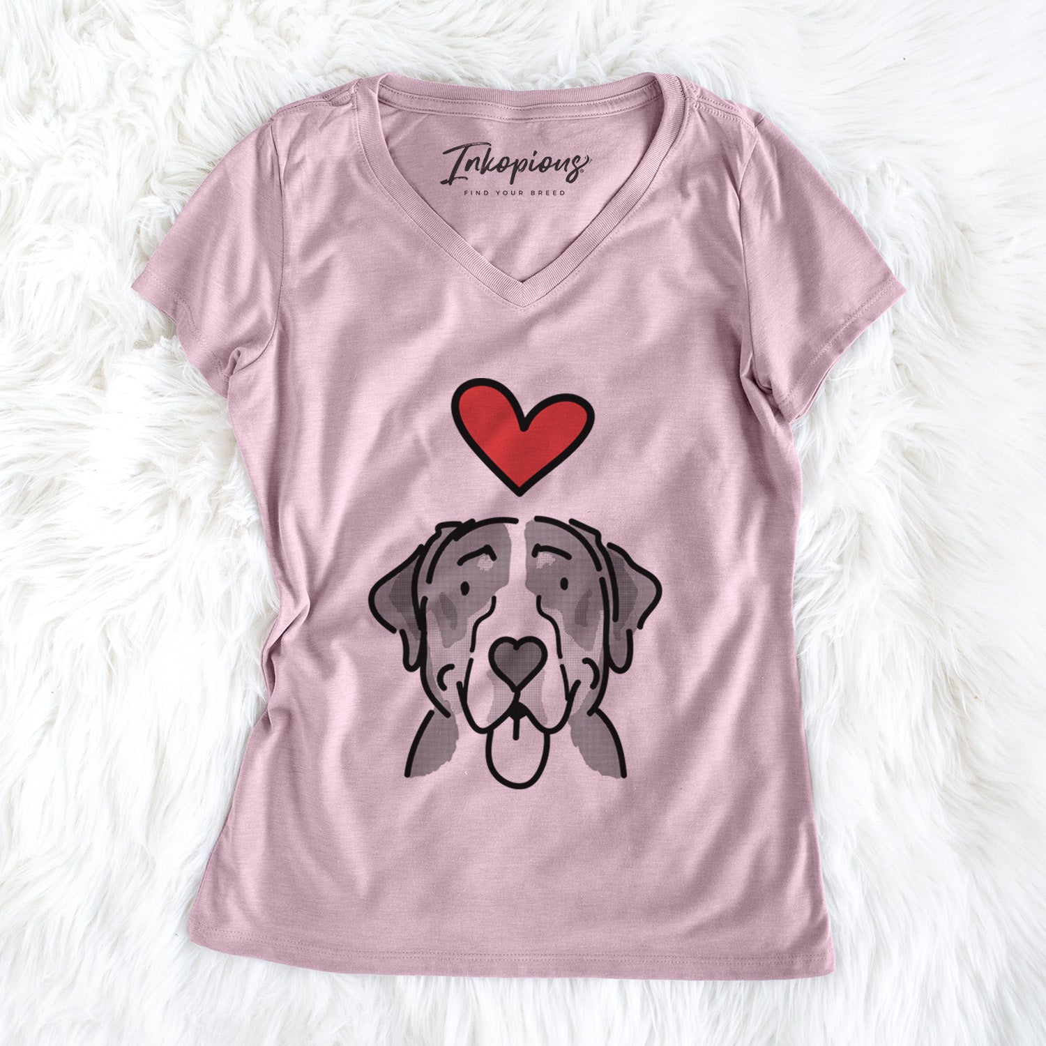 Love Always Greater Swiss Mountain Dog - Moose - Women's Perfect V-neck Shirt