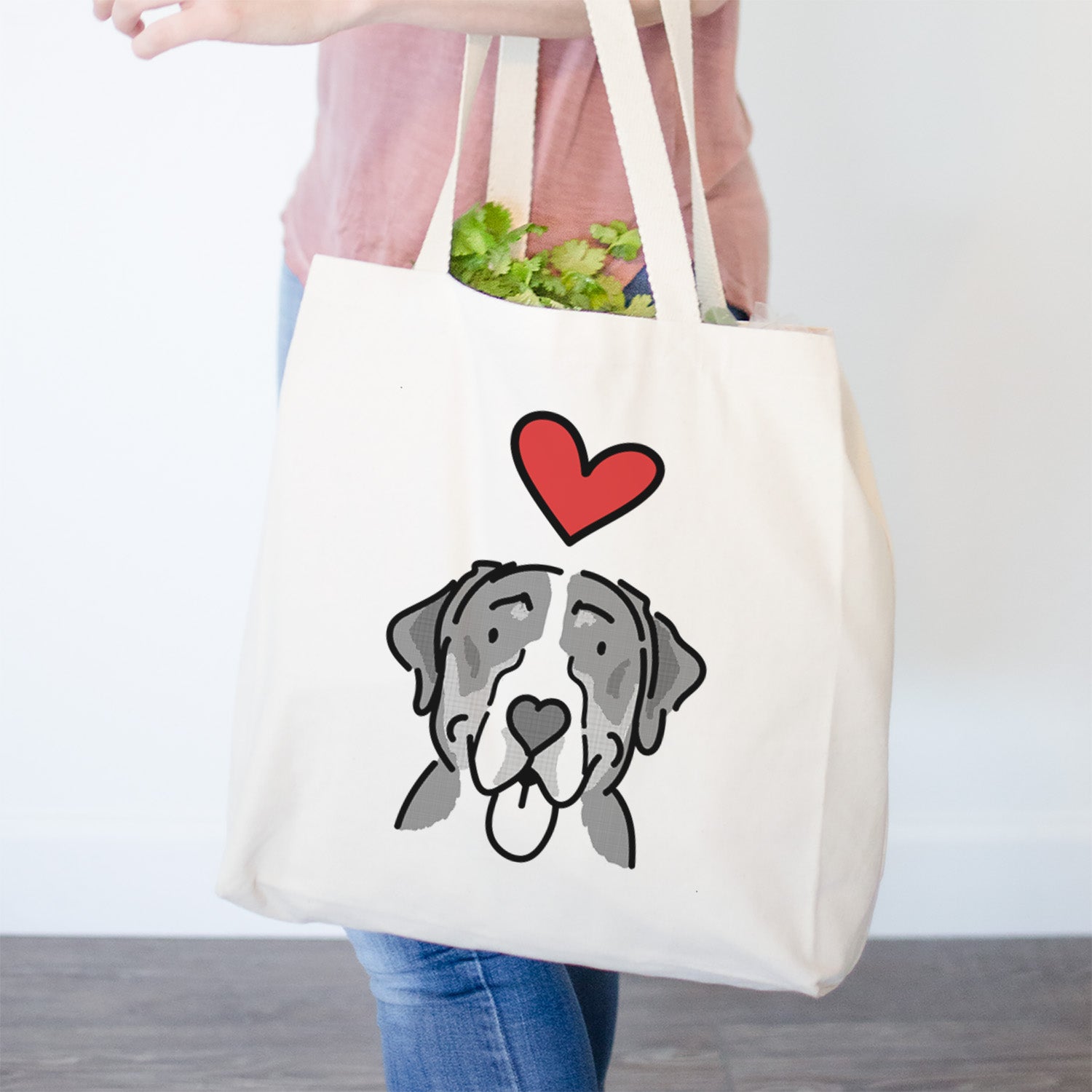 Love Always Greater Swiss Mountain Dog - Moose - Tote Bag