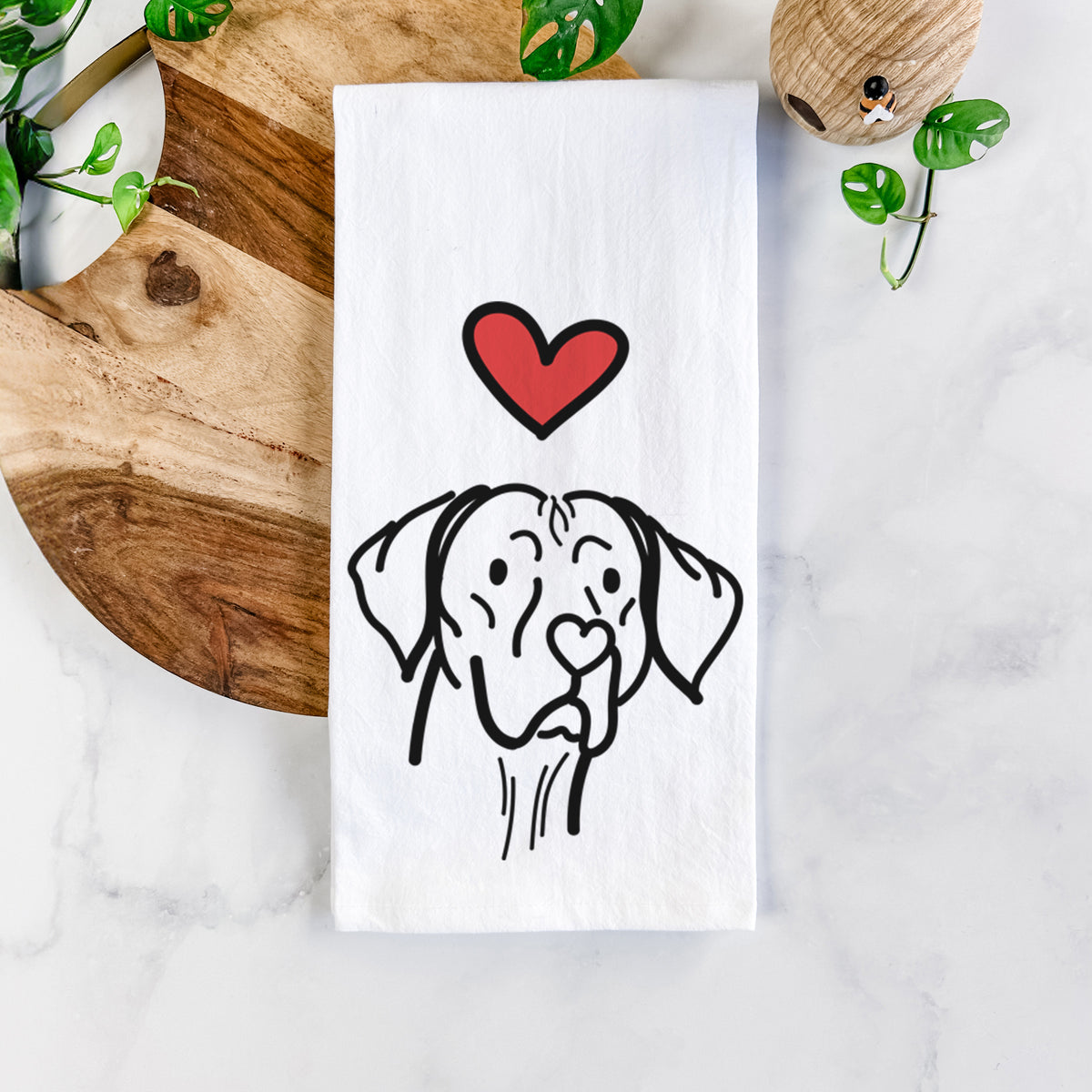 Love Always Vizsla - Moose - Tea Towel