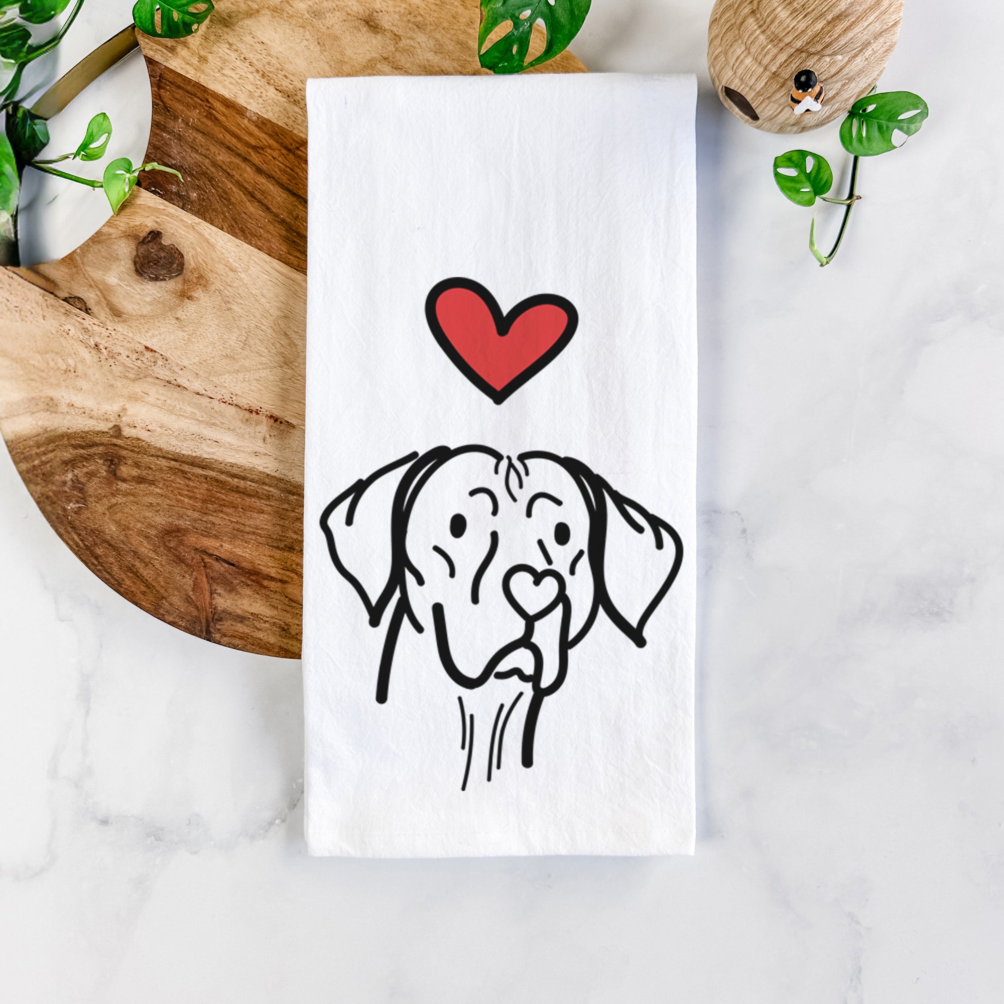 Love Always Vizsla - Moose - Tea Towel