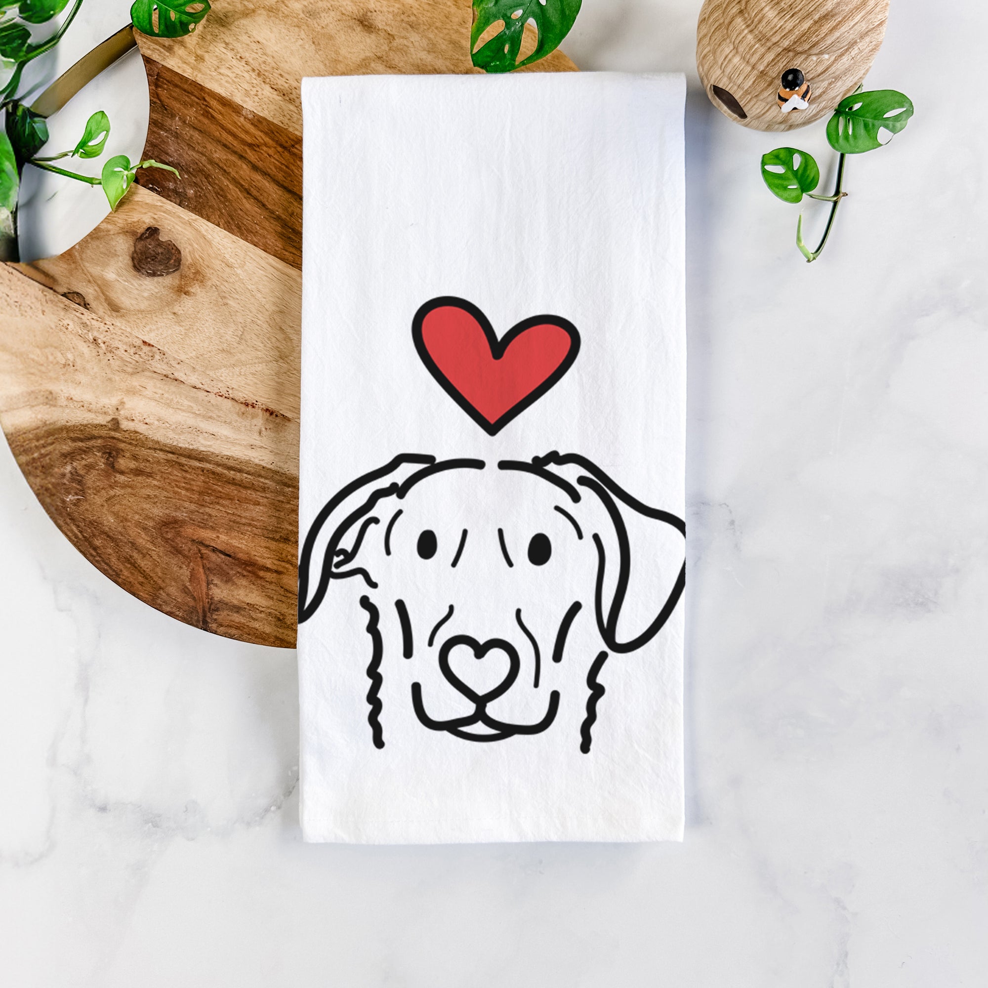 Love Always German Shepherd Mix - Morrison - Tea Towel