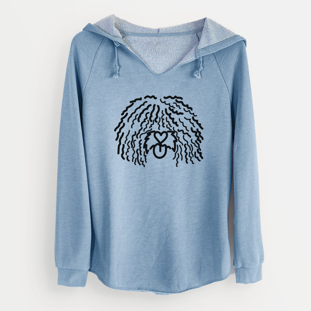 Love Always Spanish Water Dog - Alba - Cali Wave Hooded Sweatshirt