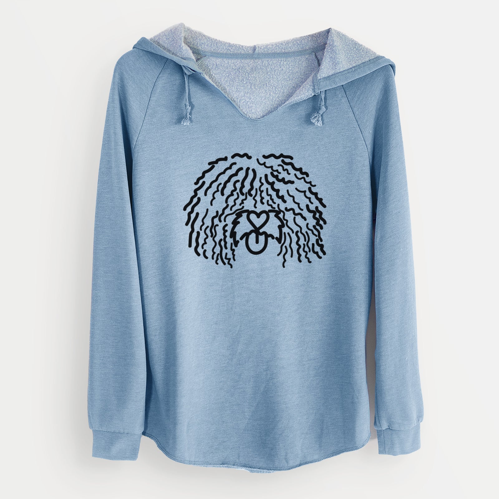 Love Always Spanish Water Dog - Alba - Cali Wave Hooded Sweatshirt