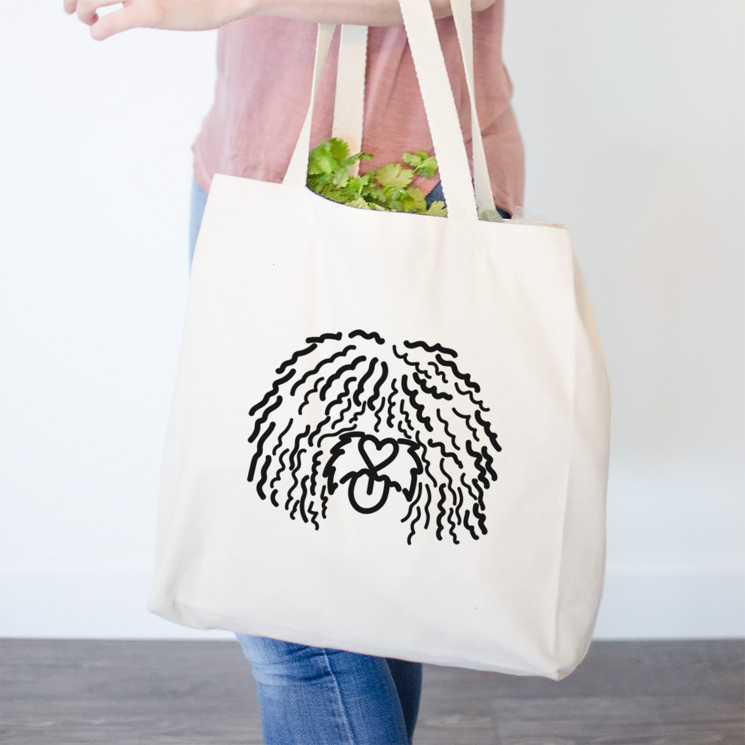 Love Always Spanish Water Dog - Alba - Tote Bag