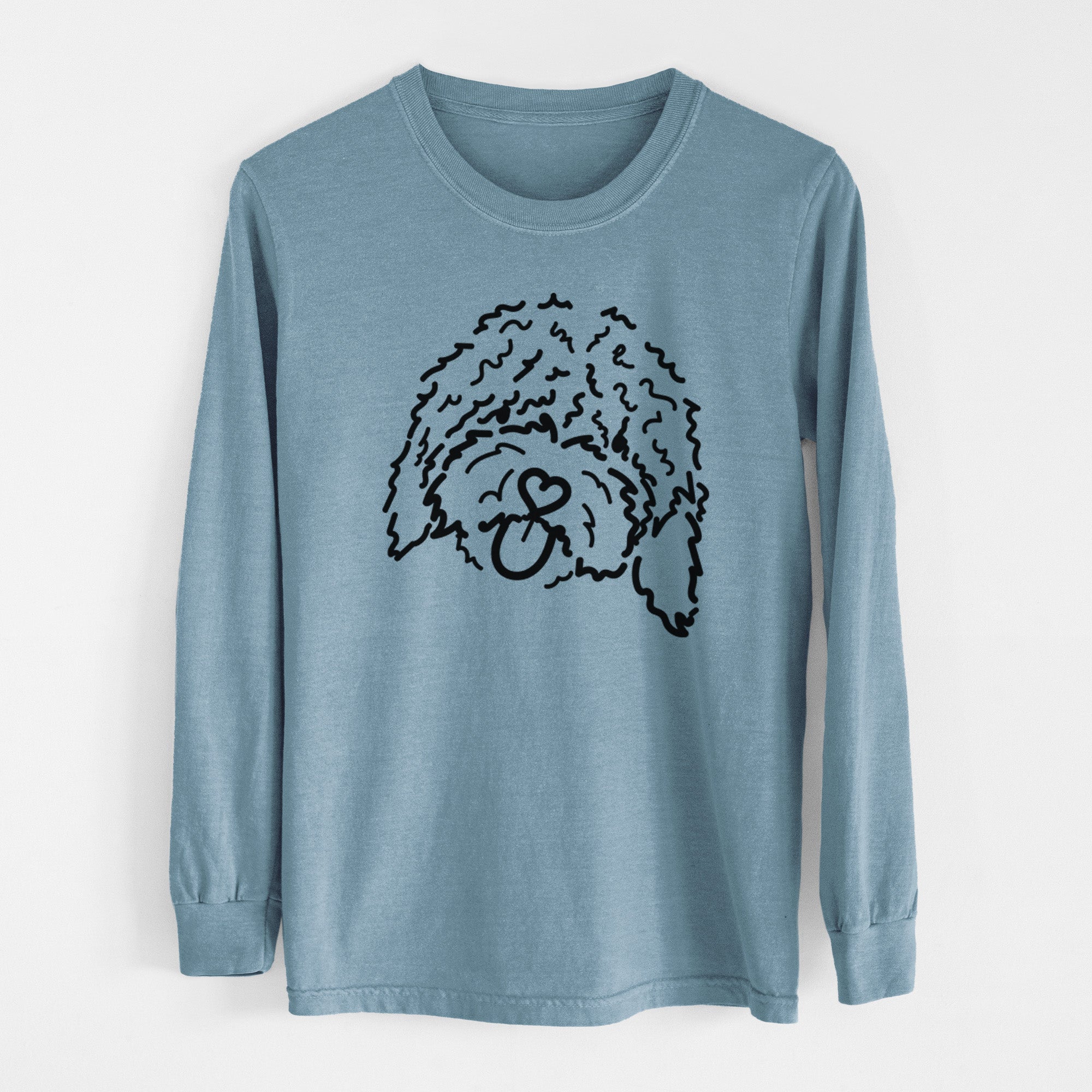 Love Always Spanish Water Dog - Antonio - Heavyweight 100% Cotton Long Sleeve