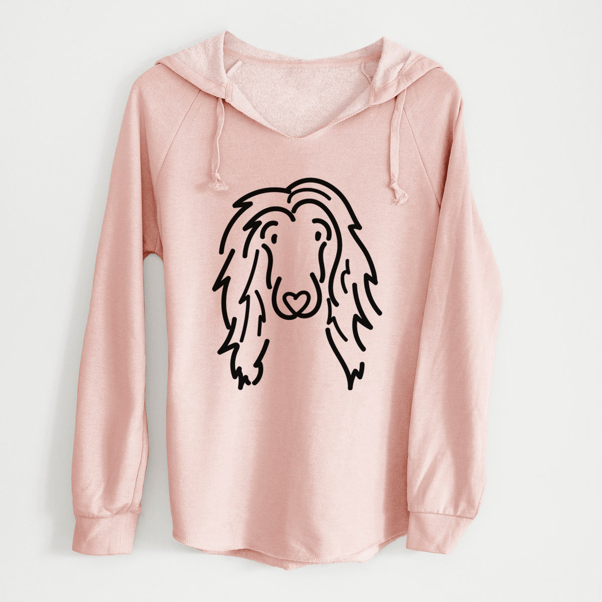 Love Always Afghan Hound - Asher - Cali Wave Hooded Sweatshirt