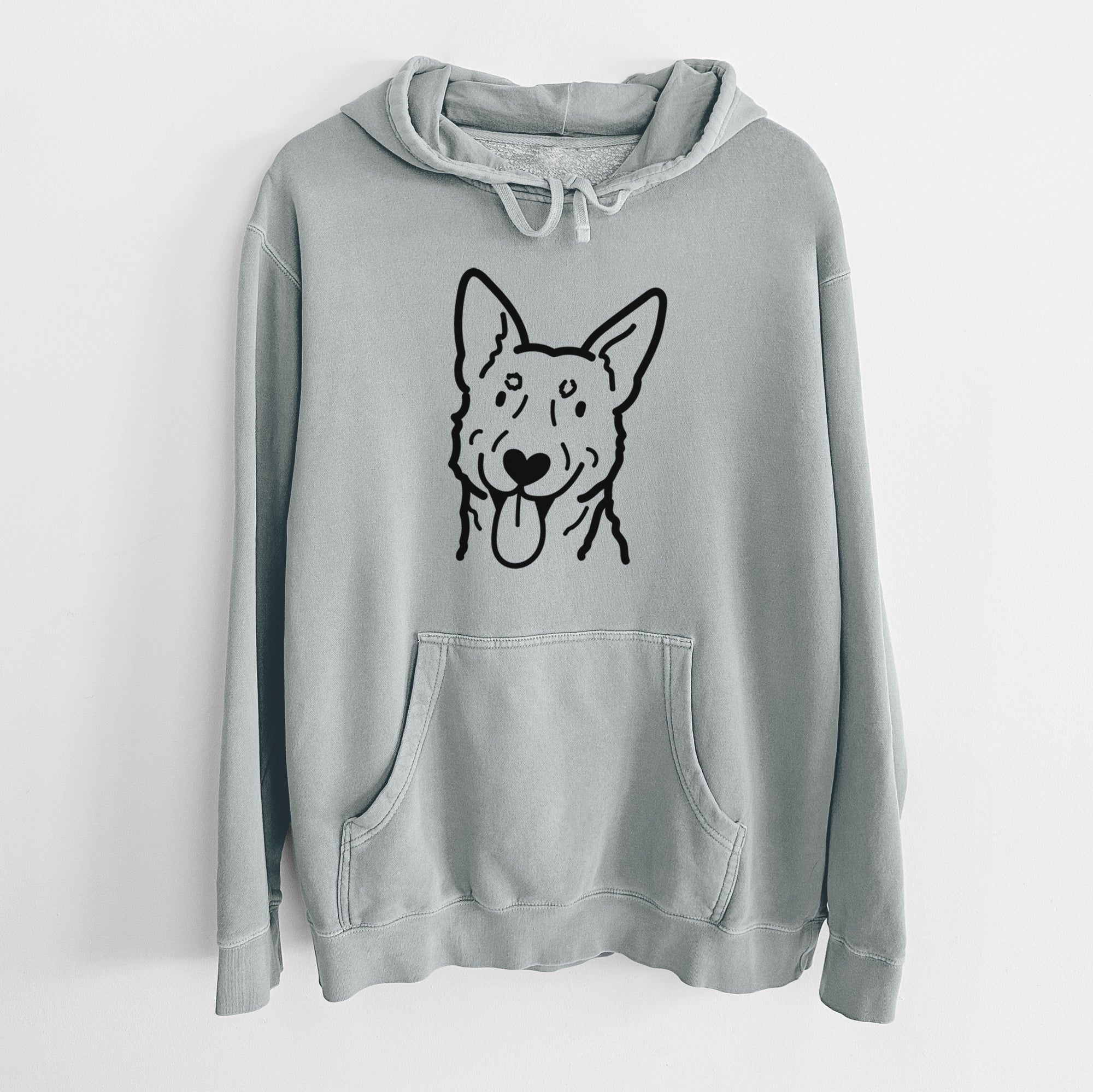 Love Always Australian Cattle Dog - Unisex Pigment Dyed Hoodie