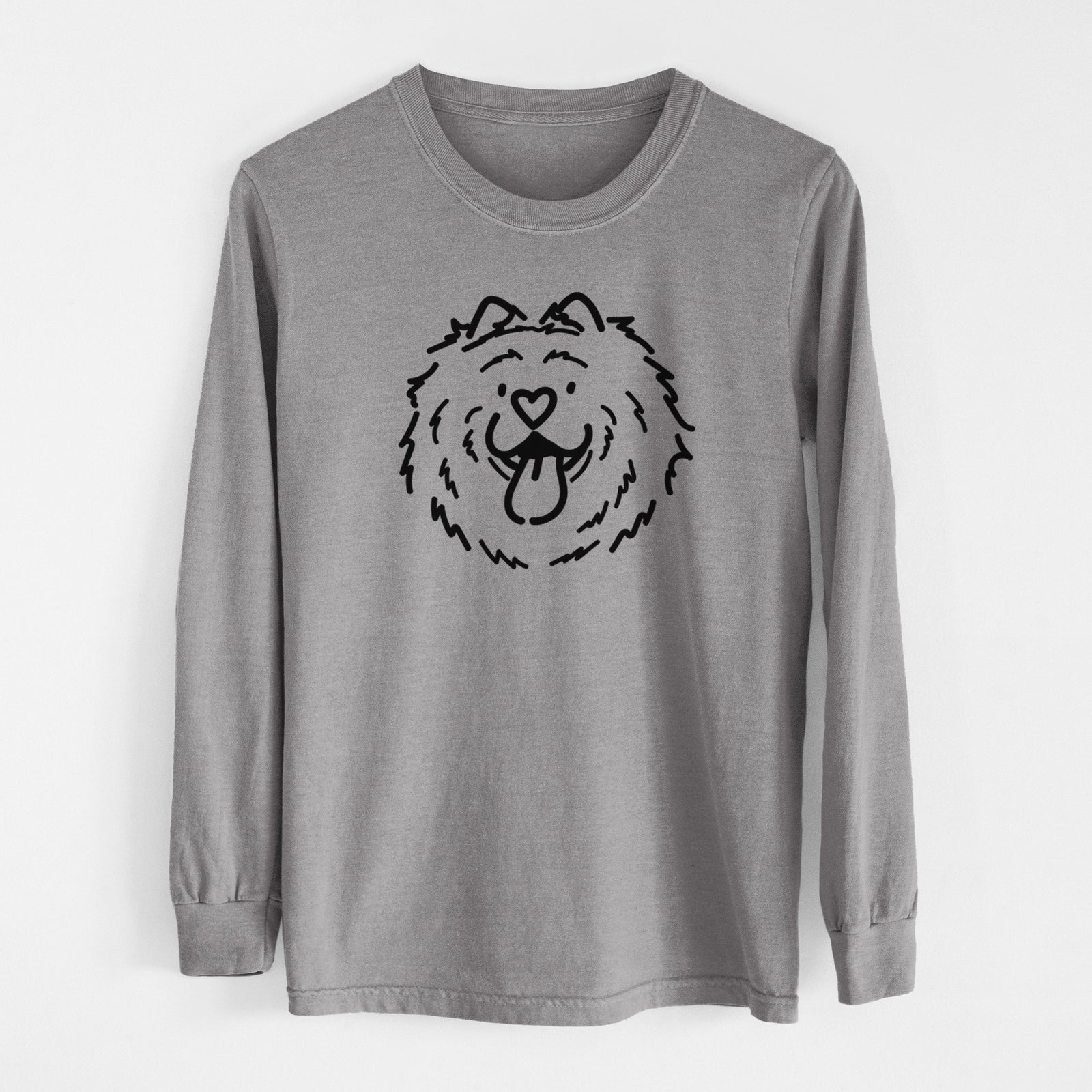 Love Always Chow Chow - Bear - Heavyweight 100% Cotton Long Sleeve