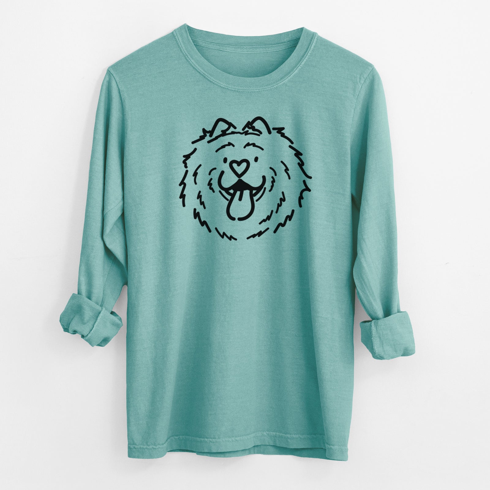Love Always Chow Chow - Bear - Heavyweight 100% Cotton Long Sleeve