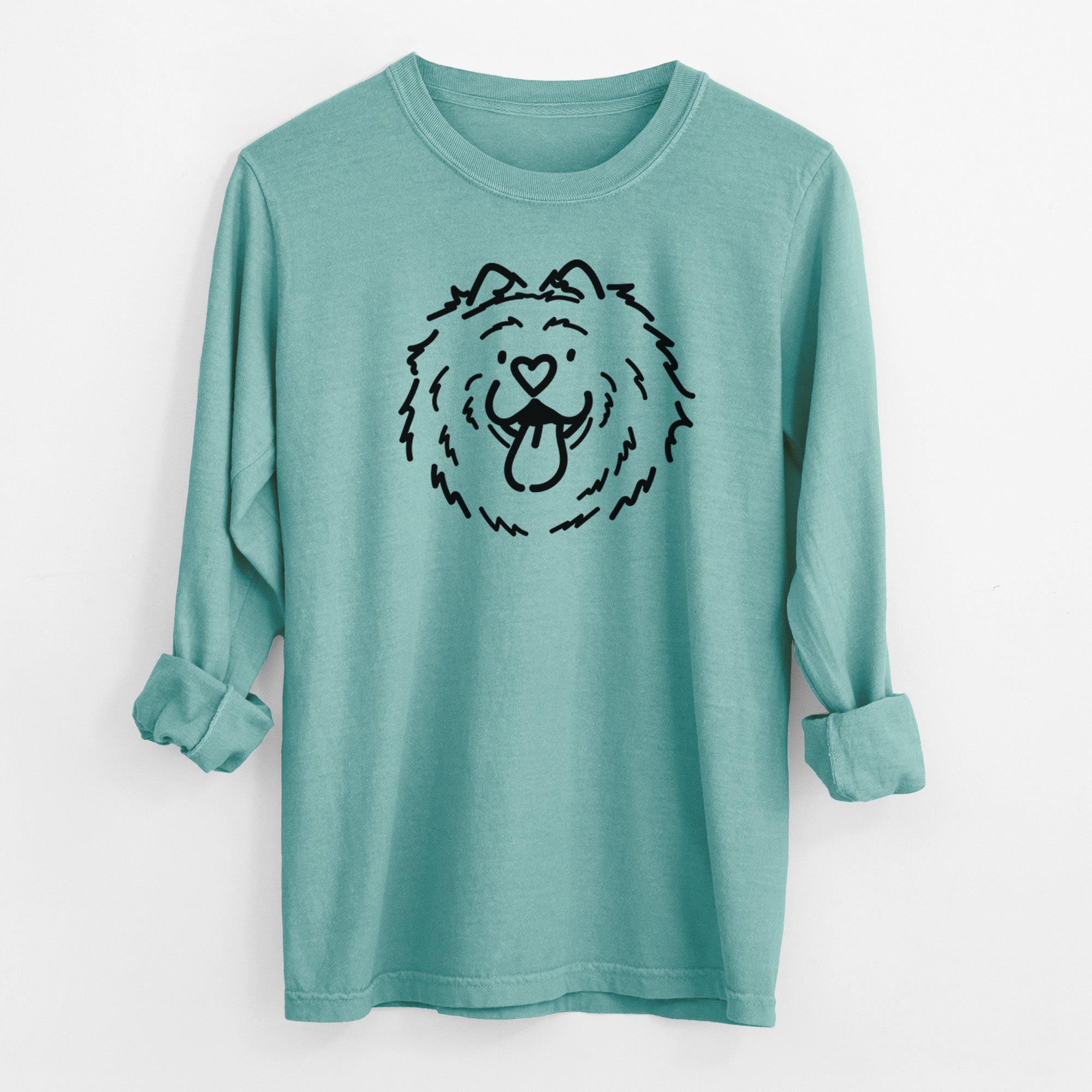 Love Always Chow Chow - Bear - Heavyweight 100% Cotton Long Sleeve