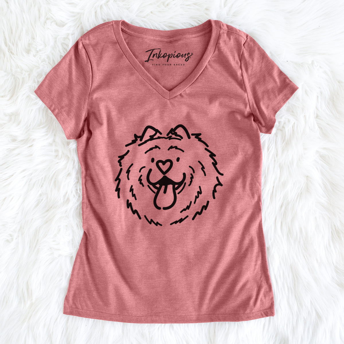 Love Always Chow Chow - Bear - Women's Perfect V-neck Shirt