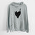 Love Always Black Cat - Bella - Unisex Pigment Dyed Hoodie