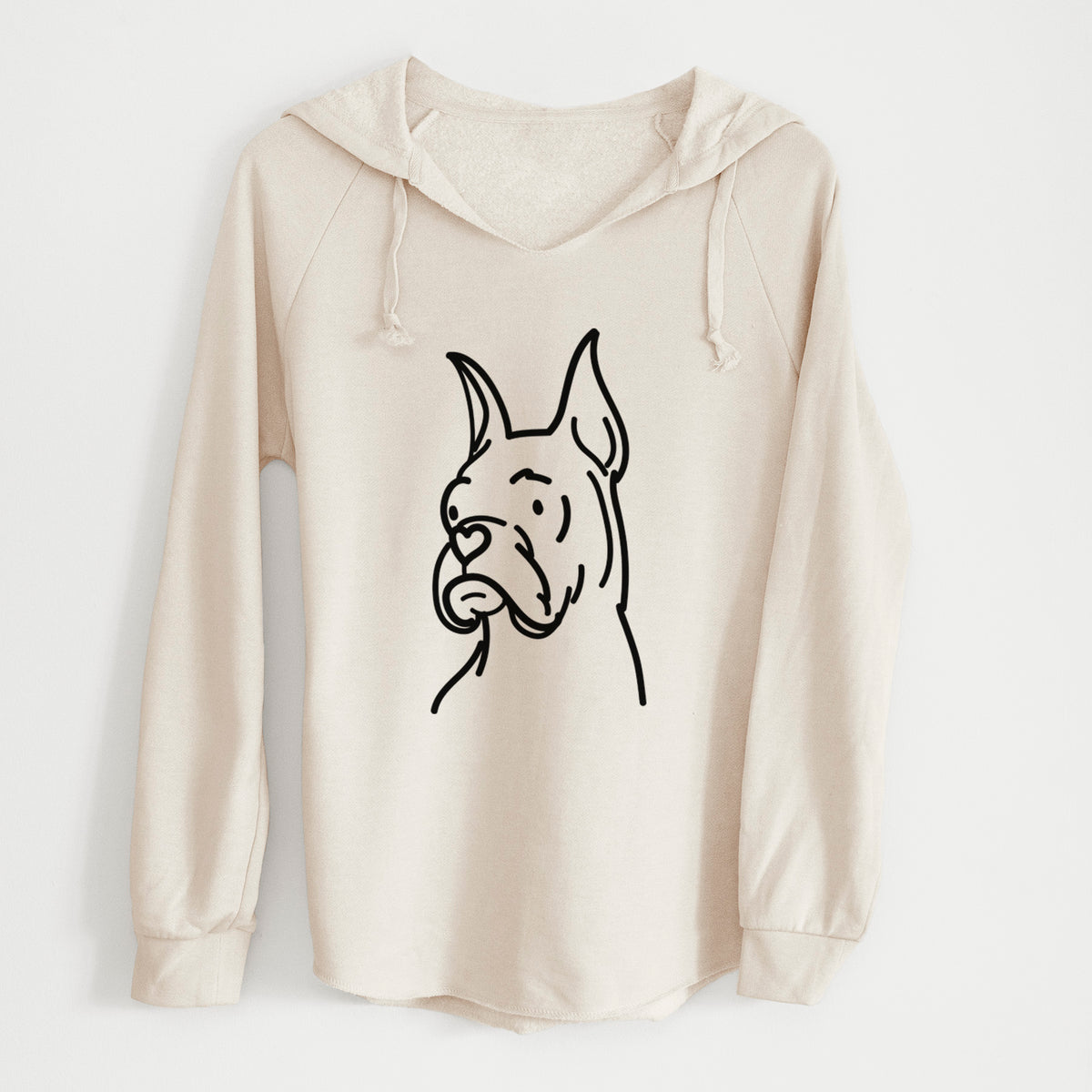 Love Always Rescue Boxer - Billy - Cali Wave Hooded Sweatshirt
