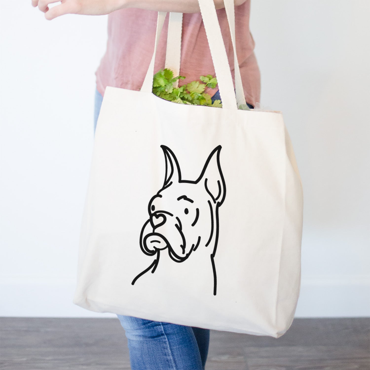Love Always Rescue Boxer - Billy - Tote Bag