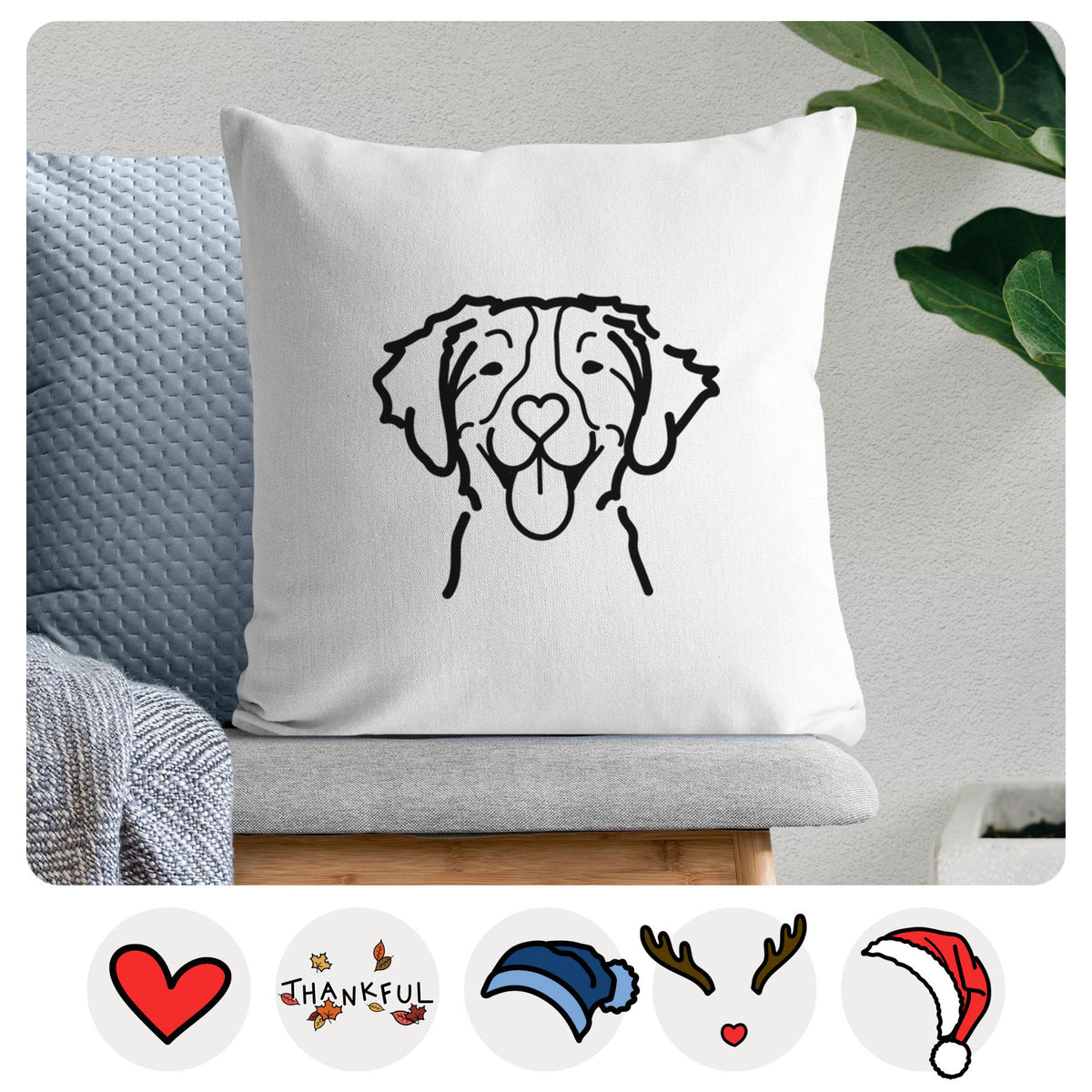 Love Always Brittany - Throw Pillow Cover