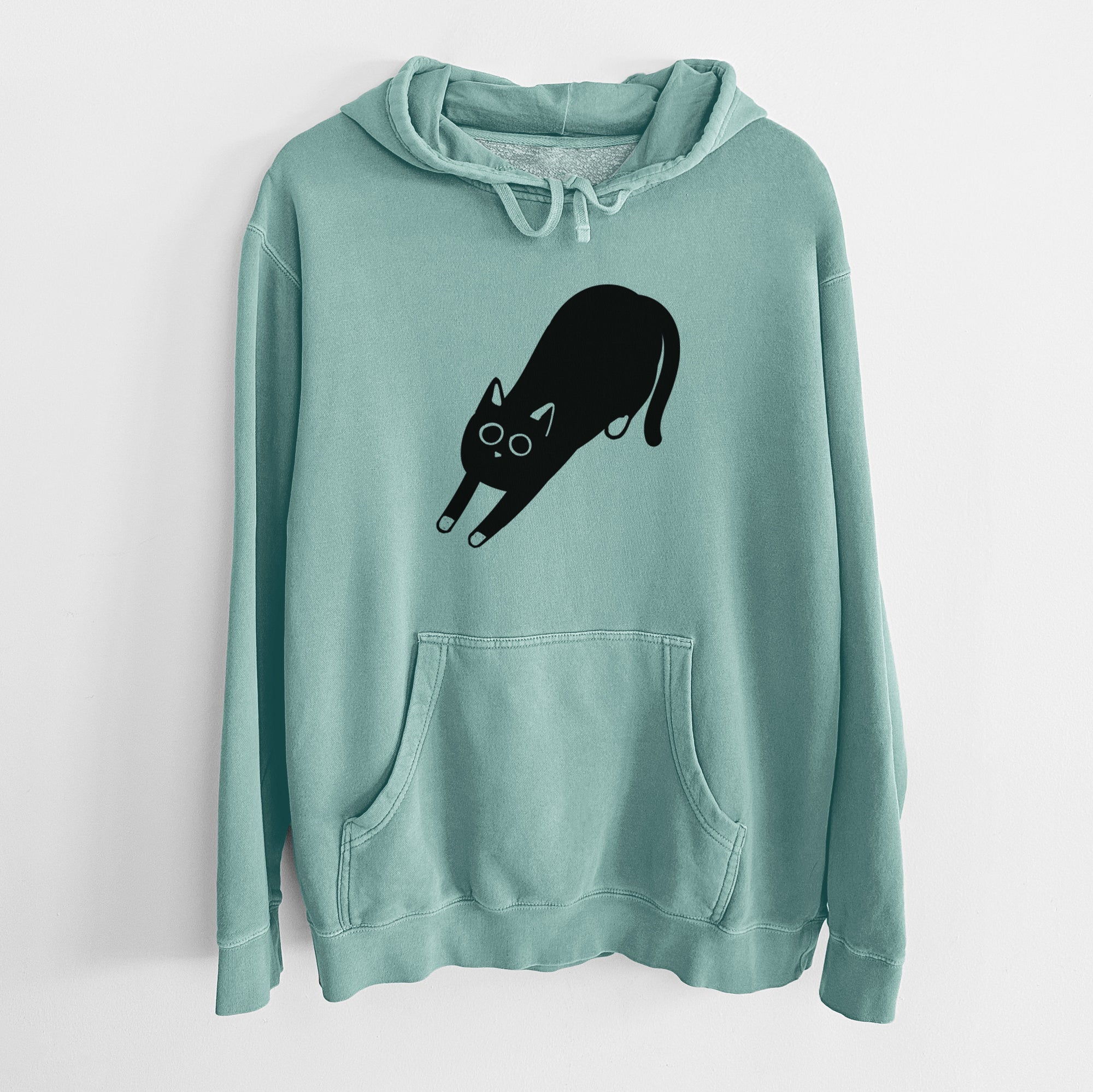 Love Always Black Cat - Bug - Unisex Pigment Dyed Hoodie