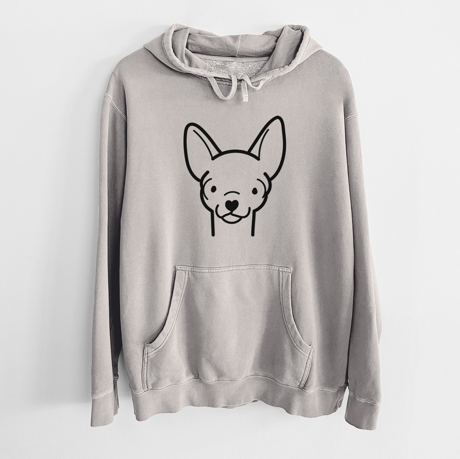 Love Always Chihuahua - Unisex Pigment Dyed Hoodie