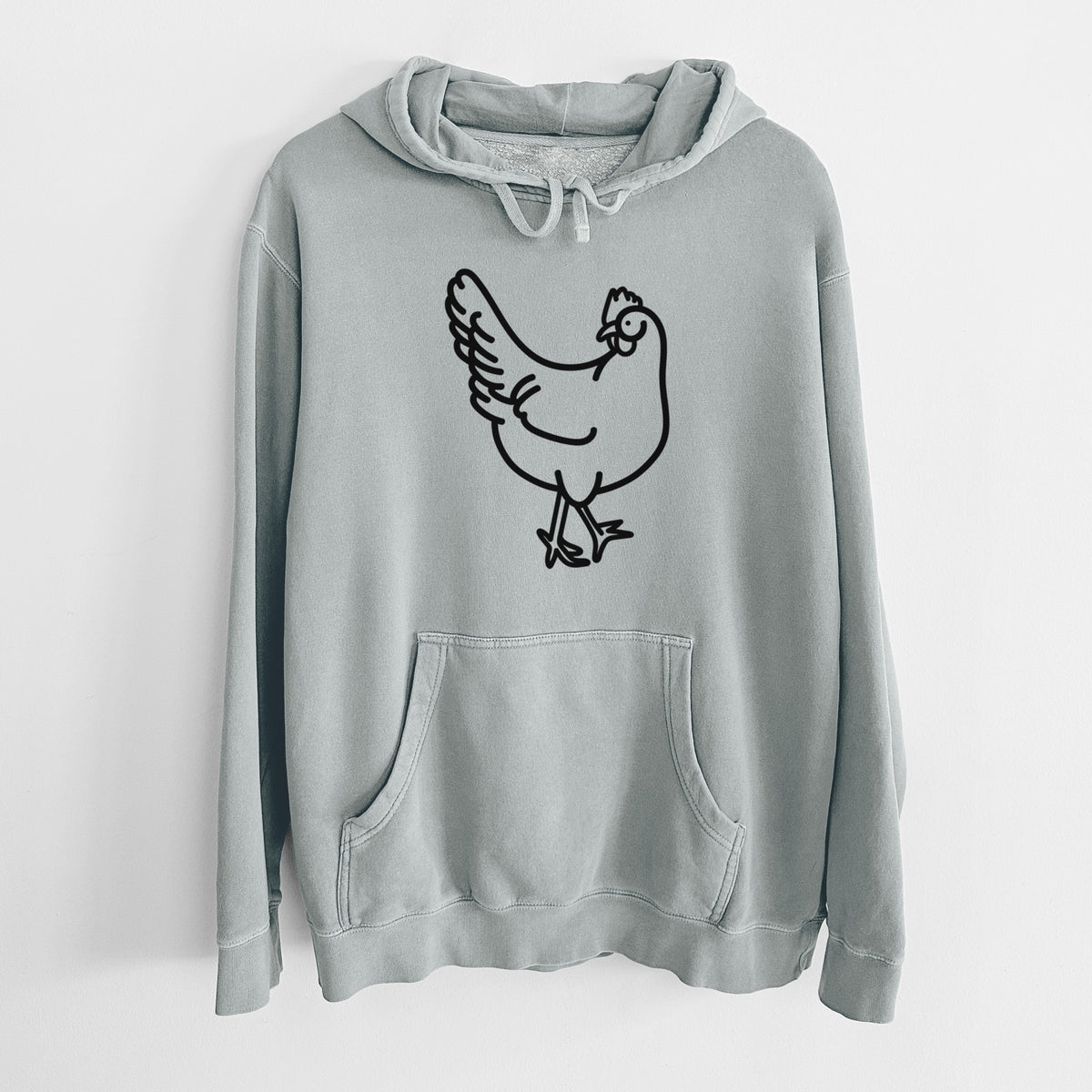 Love Always Chicken - Daisy - Unisex Pigment Dyed Hoodie