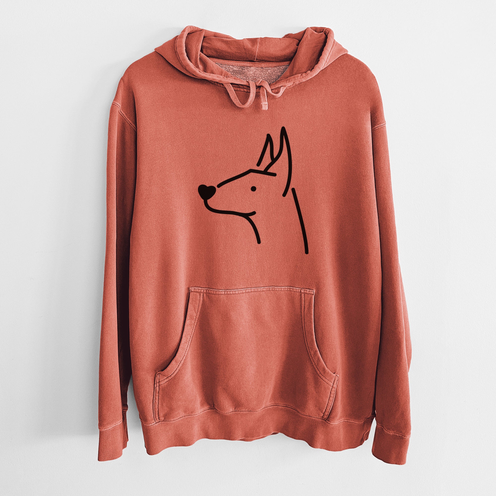 Love Always Doberman Pinscher - Unisex Pigment Dyed Hoodie