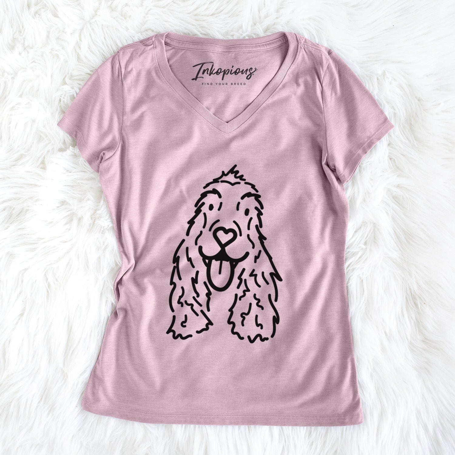 Love Always English Cocker Spaniel - Dolly - Women's Perfect V-neck Shirt