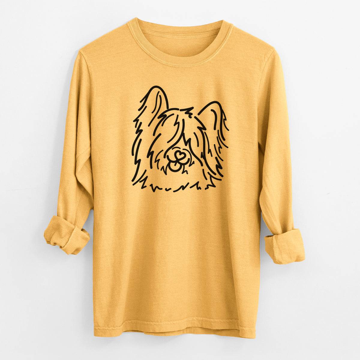 Love Always Skye Terrier - Dougal - Heavyweight 100% Cotton Long Sleeve