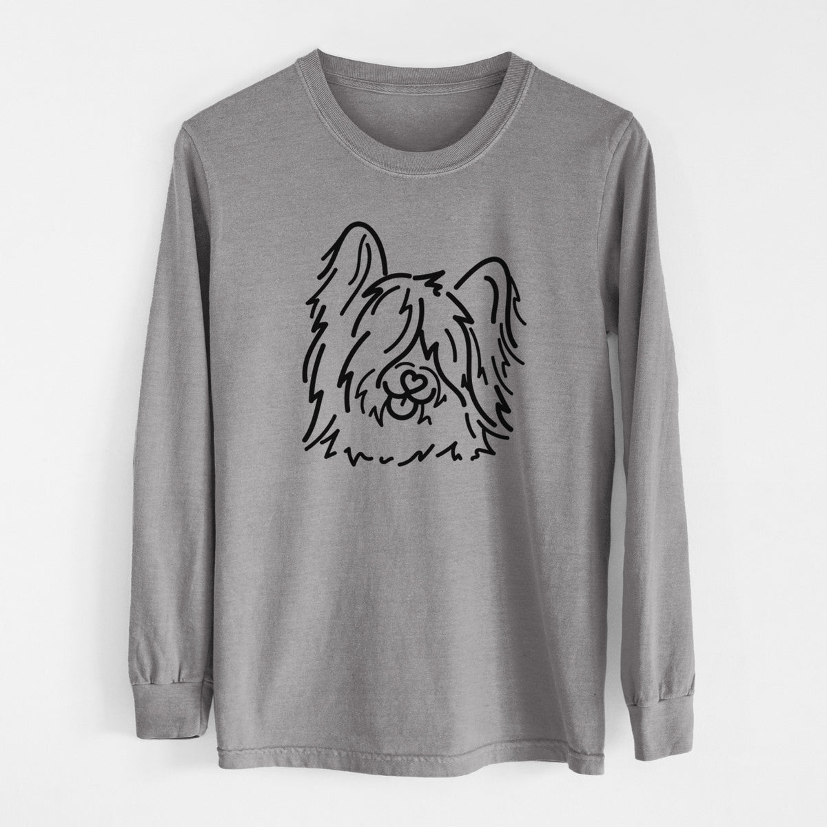 Love Always Skye Terrier - Dougal - Heavyweight 100% Cotton Long Sleeve