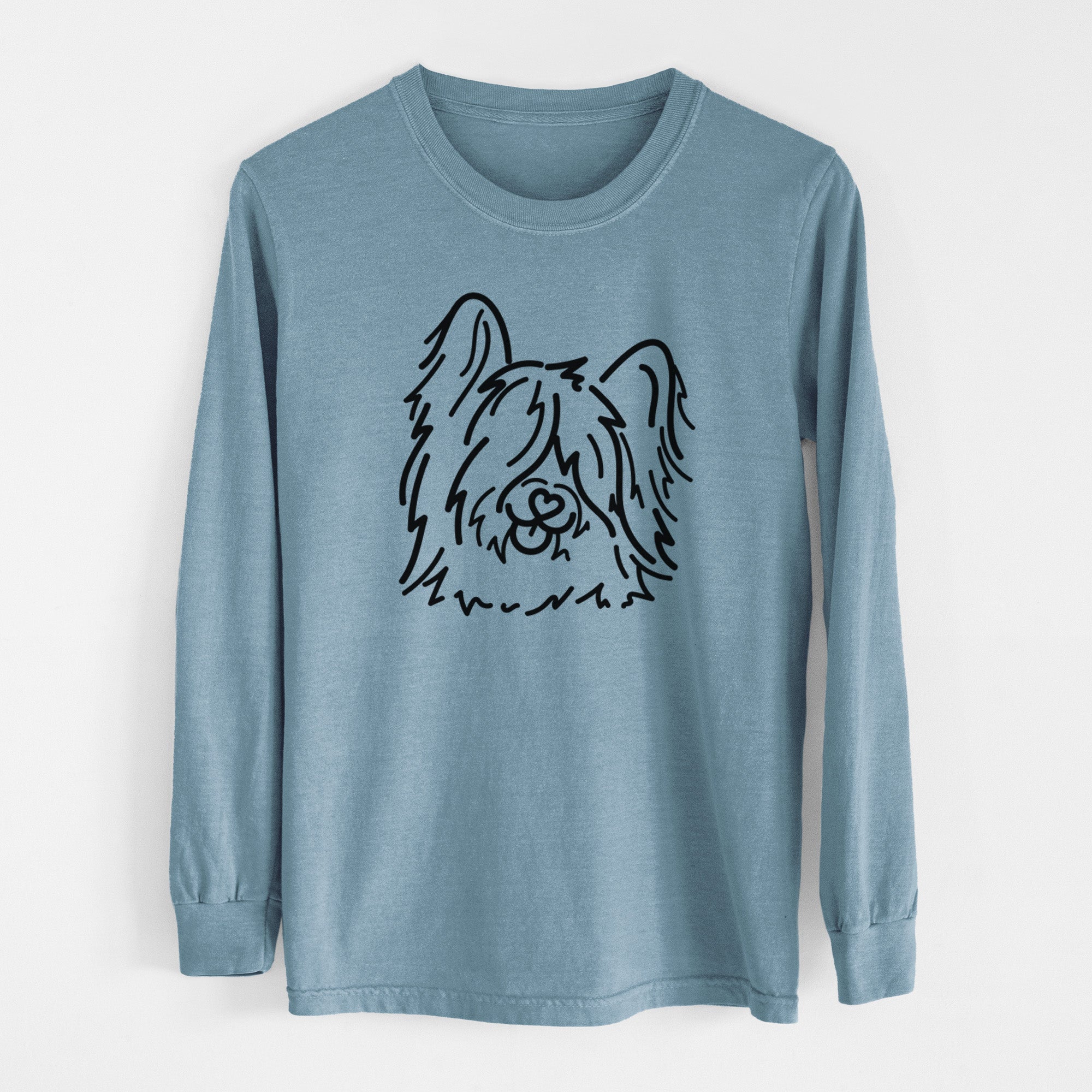 Love Always Skye Terrier - Dougal - Heavyweight 100% Cotton Long Sleeve