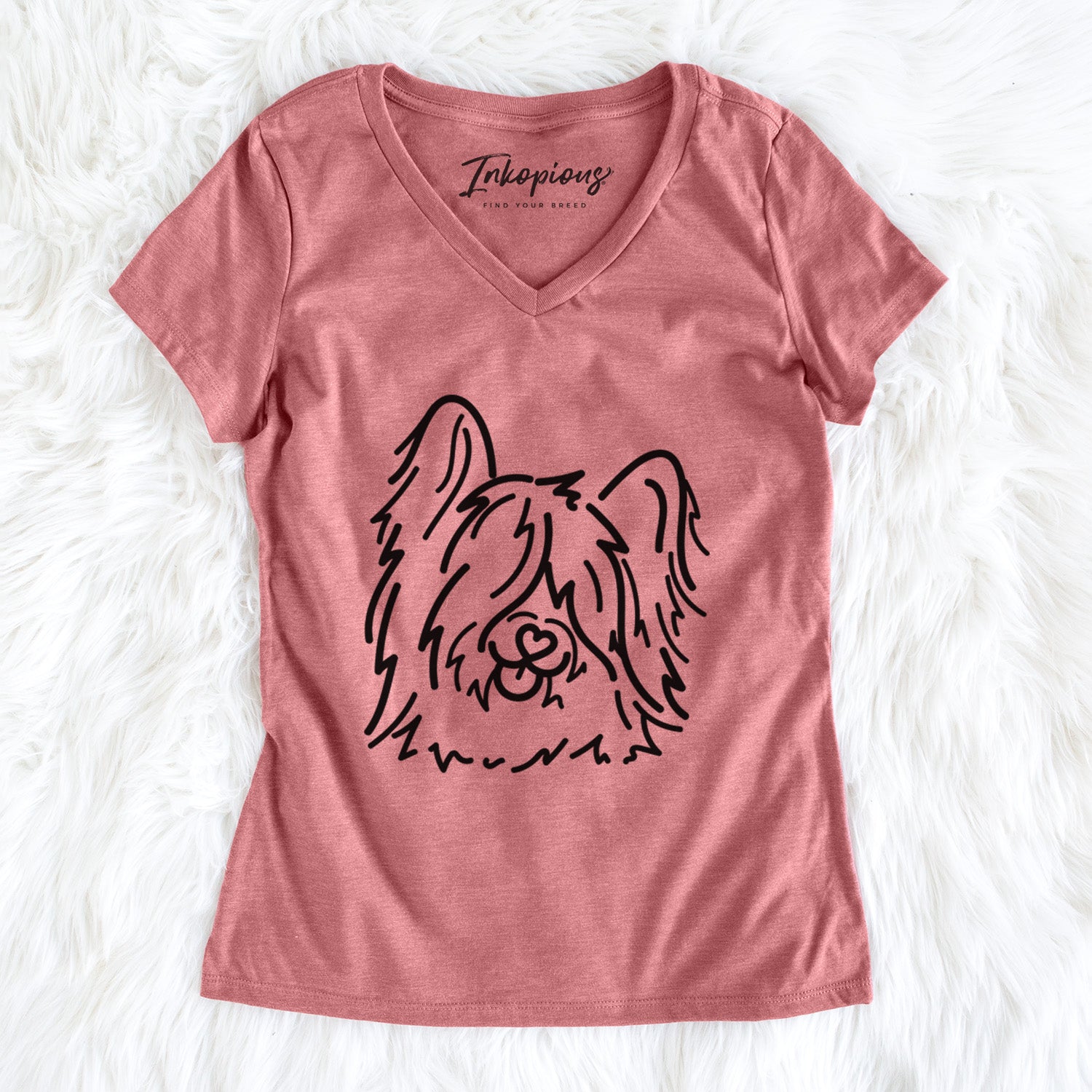Love Always Skye Terrier - Dougal - Women's Perfect V-neck Shirt