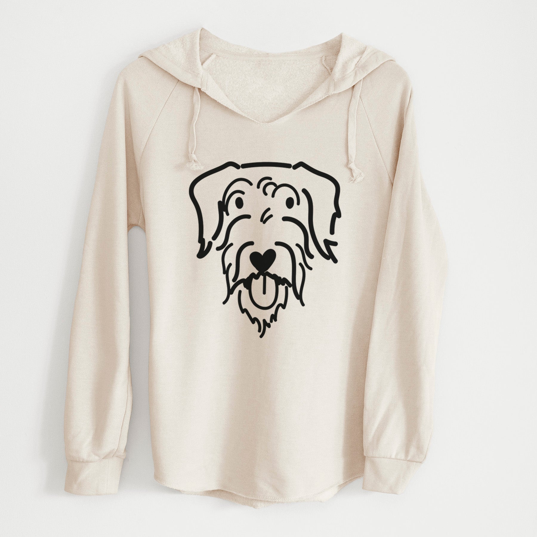 Love Always Doodle - Dug - Cali Wave Hooded Sweatshirt