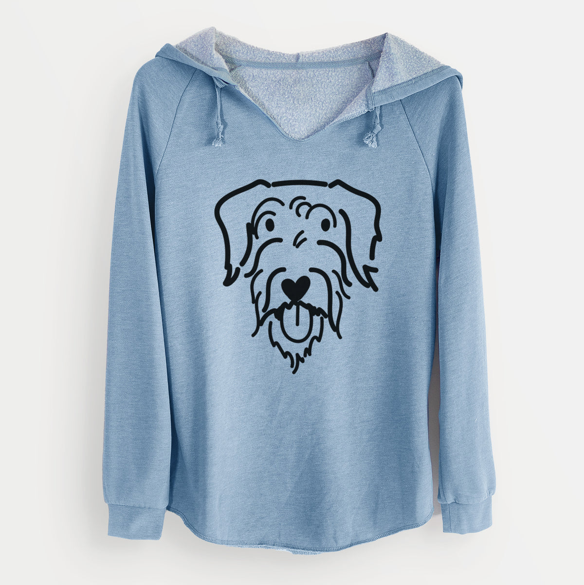 Love Always Doodle - Dug - Cali Wave Hooded Sweatshirt