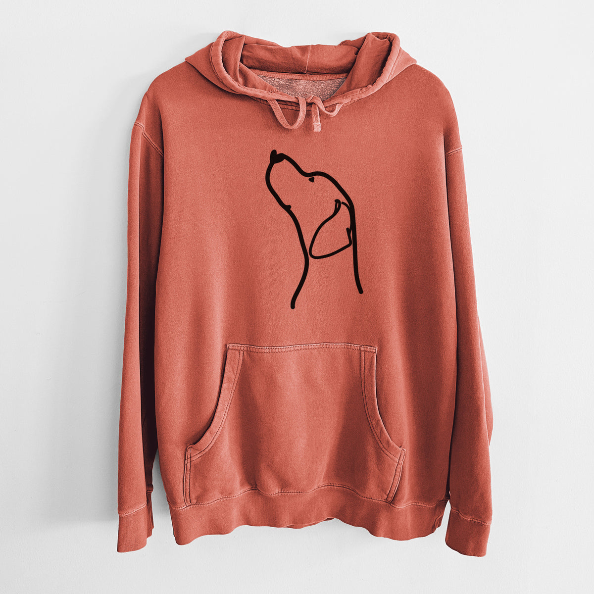 Love Always English Pointer Profile - Unisex Pigment Dyed Hoodie